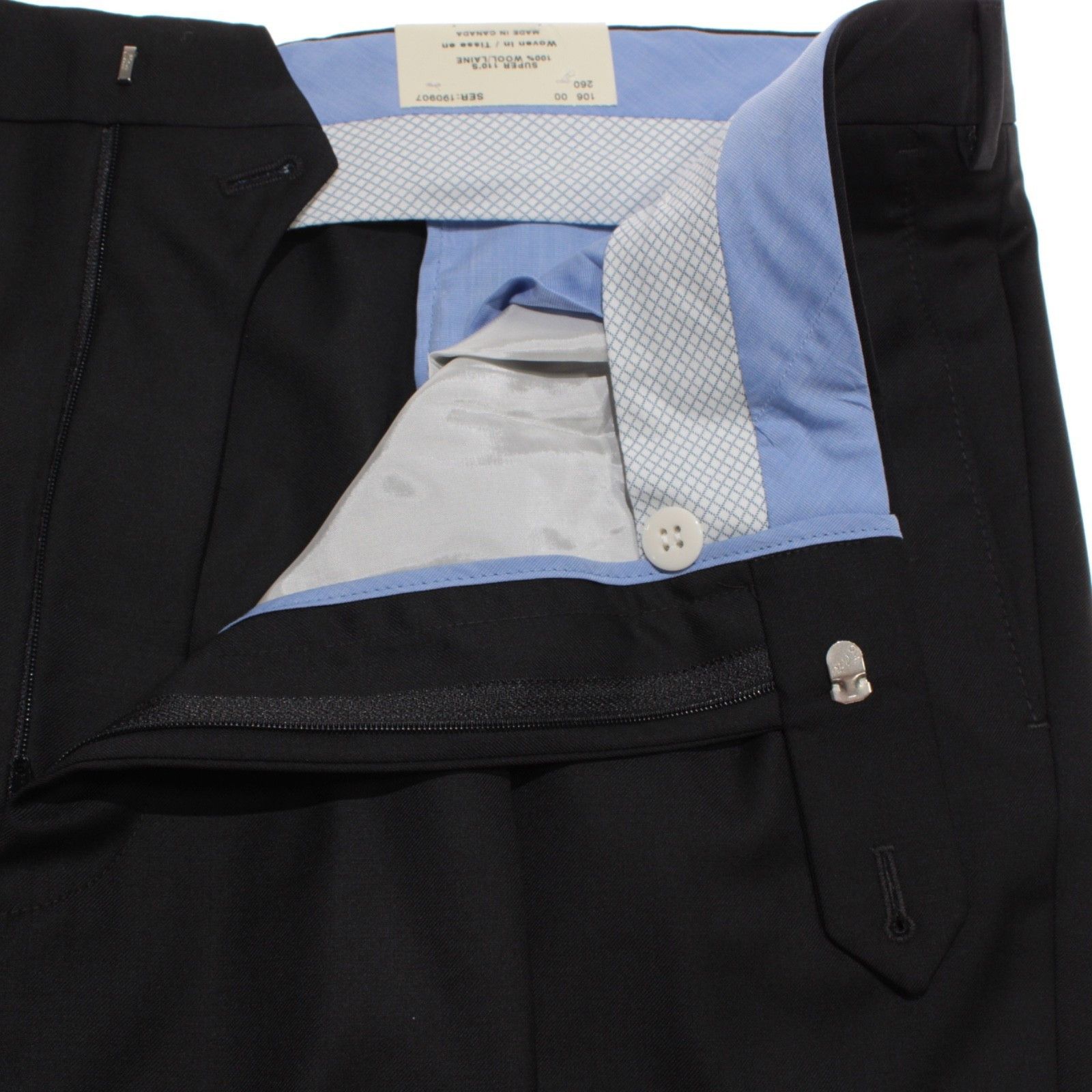 Samuelsohn Samuelsohn New with tags Dress Pants Size 42 US In Black Size US 42 / EU 58 - 3 Thumbnail