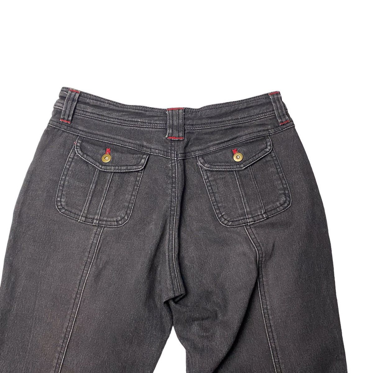 If Six Was Nine Flared Lowrise Washed Straight Cut Jeans Size US 28 / EU 44 - 9 Thumbnail