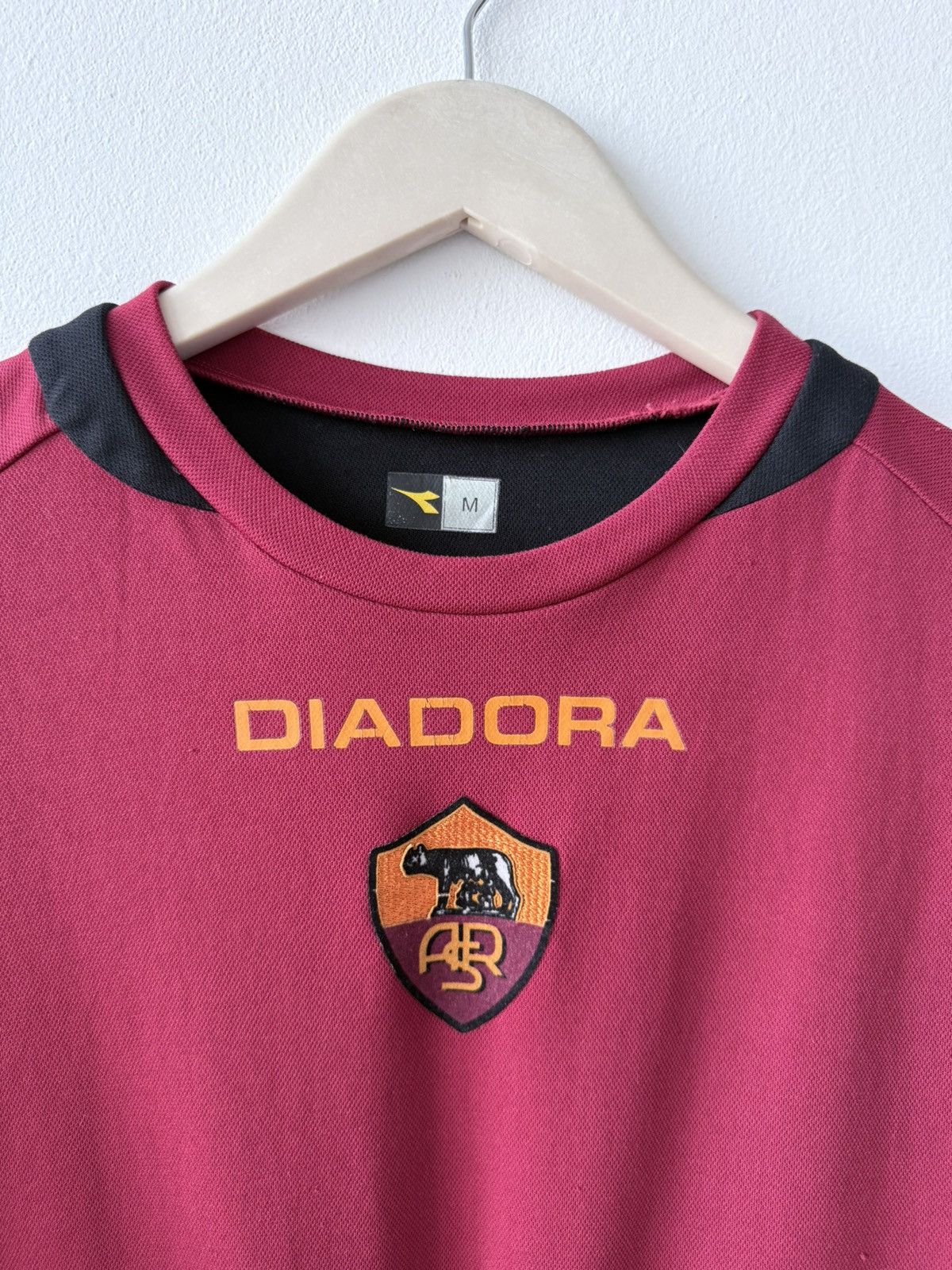 Diadora Vintage AS Roma 90s Diadora Jersey Size US M / EU 48-50 / 2 - 6 Thumbnail