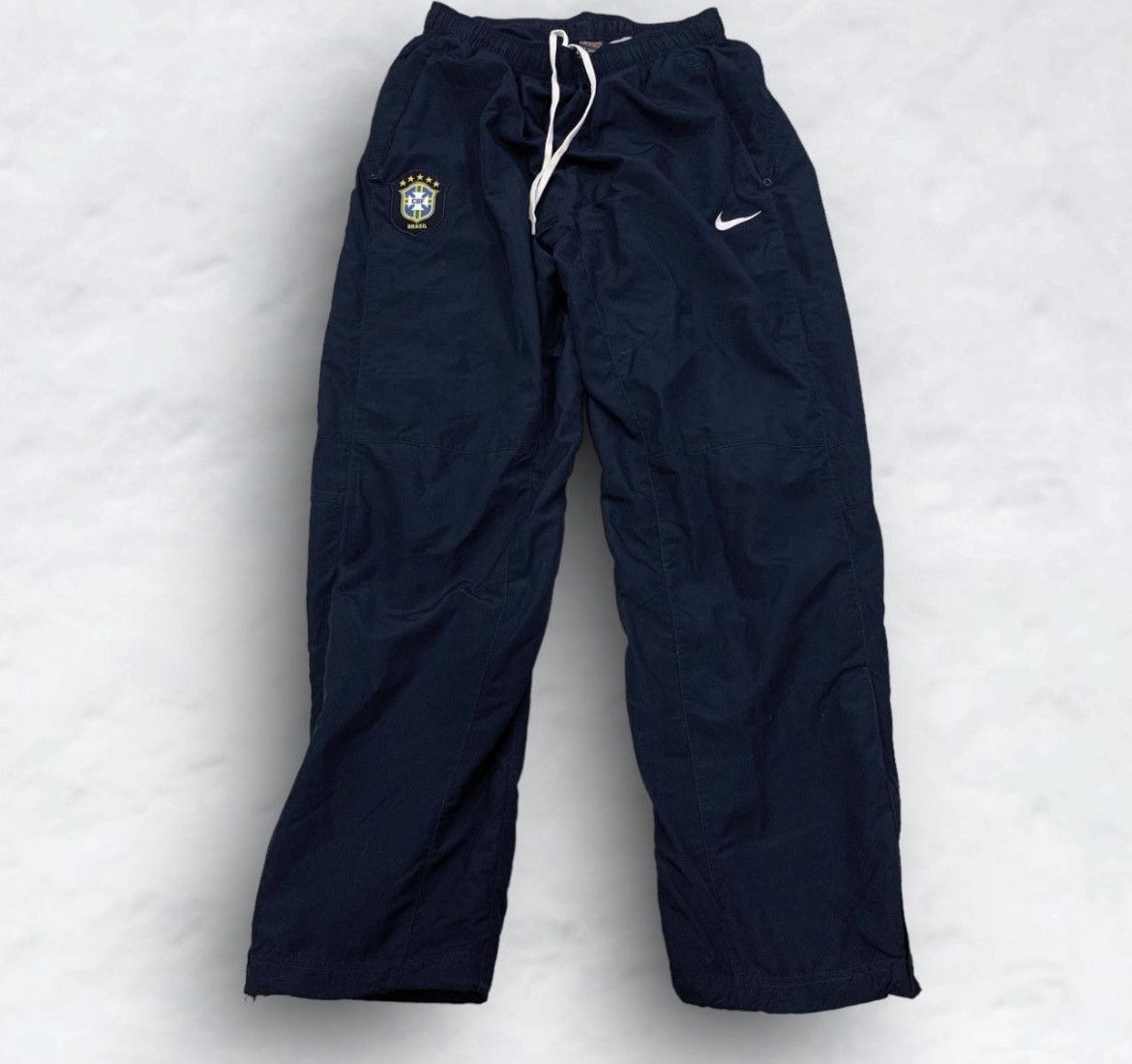 Nike Team Nike CBF Brasil Y2K 90s Vintage/Retro Track Pants Size US 43 - 1 Thumbnail