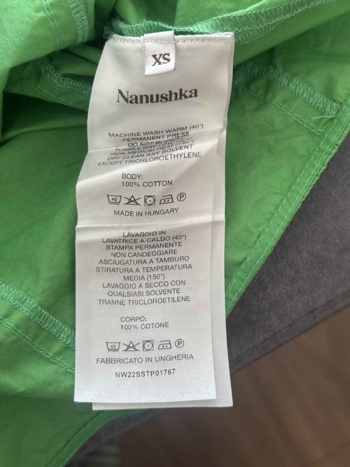Nanushka Nanushka tami cotton poplin halterneck top Size XS / US 0-2 / IT 36-38 - 6 Thumbnail