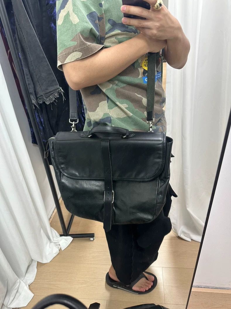 Yohji Yamamoto yohji yamamoto Horse Skin Satchel Handbag 2502-Nextarrow Size ONE SIZE - 8 Thumbnail
