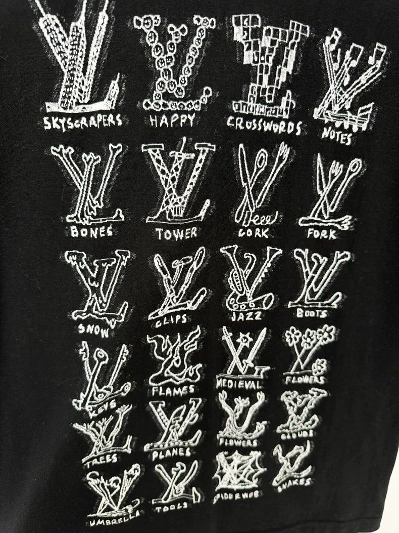 Louis Vuitton Louis Vuitton Black Short Sleeve T -2505 Size M / US 6-8 / IT 42-44 - 2 Thumbnail