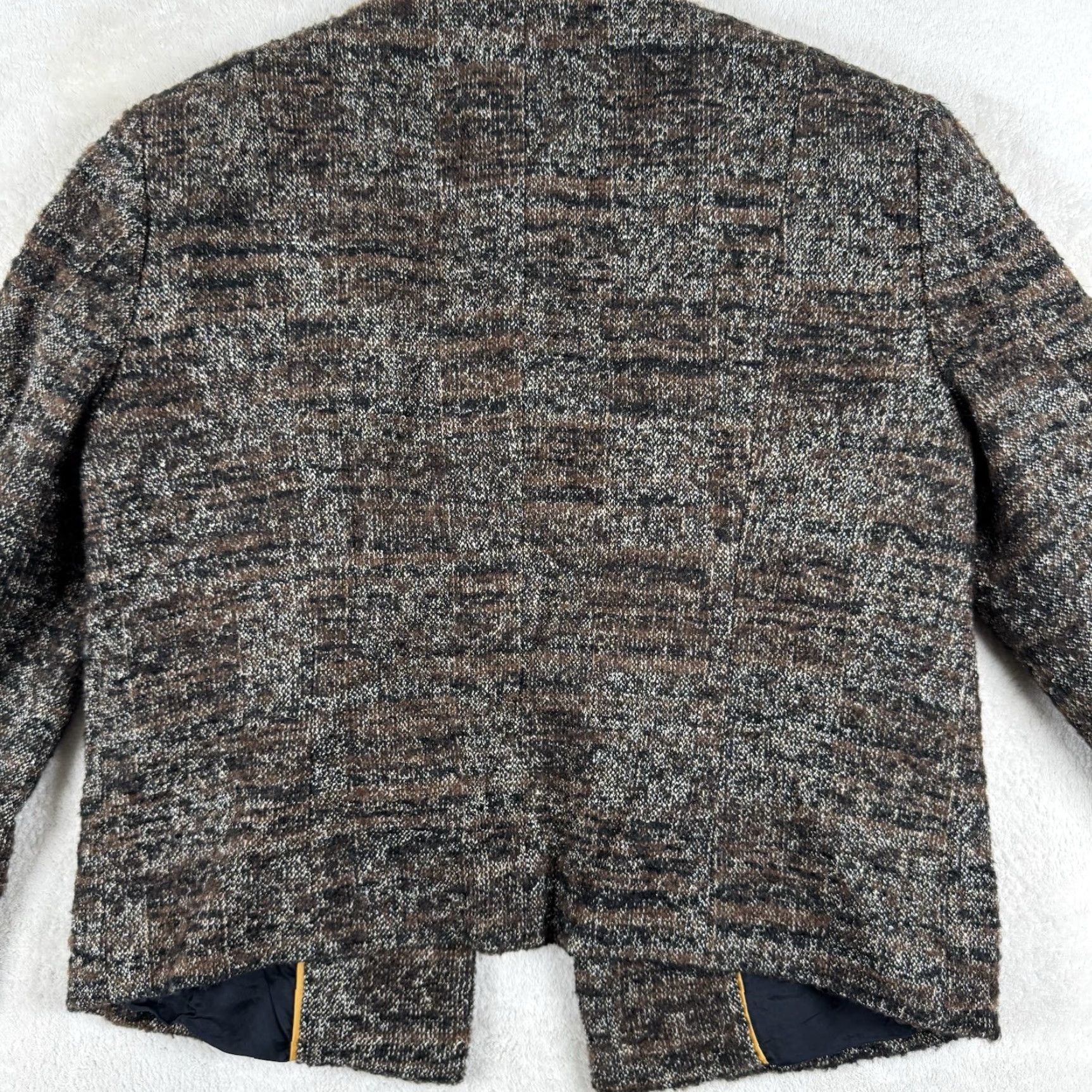 Vintage VINTAGE L.L. Bean Blazer Set Brown Wool Blend Skirt Size 4 Jacket Size 2 Womens Office Suit 80s Power Suit Size 26" / US 2 / IT 38 - 3 Thumbnail