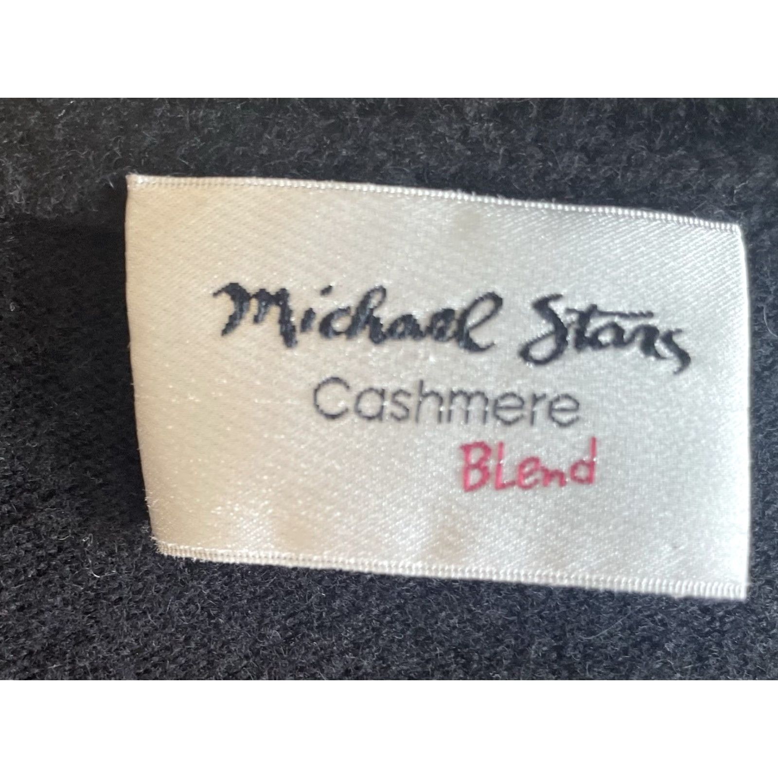 Michael Stars Michael Stars Women Cardigan Sweater Open Black Cashmere Wool One Size M/L Regular Set Size M / US 6-8 / IT 42-44 - 3 Thumbnail