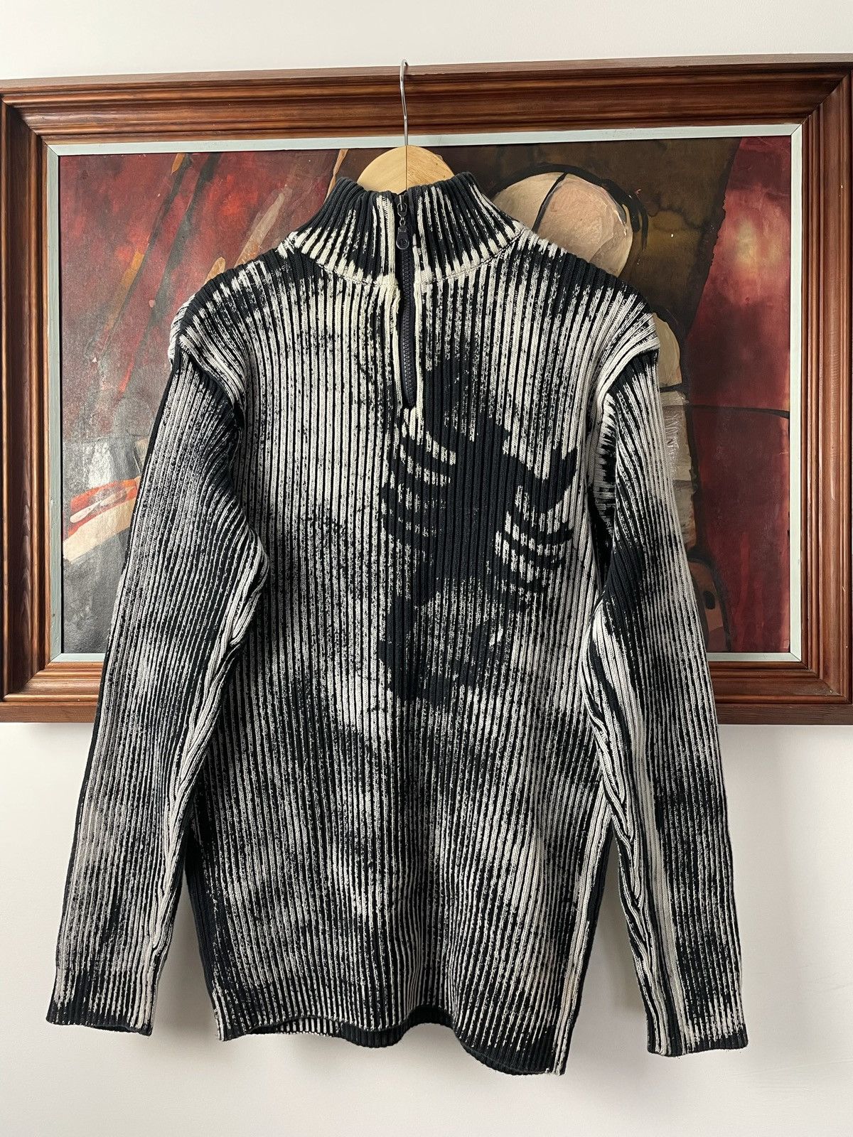 Vintage Y2k AvantGarde Tribal Scorpion Sweater Streetwear