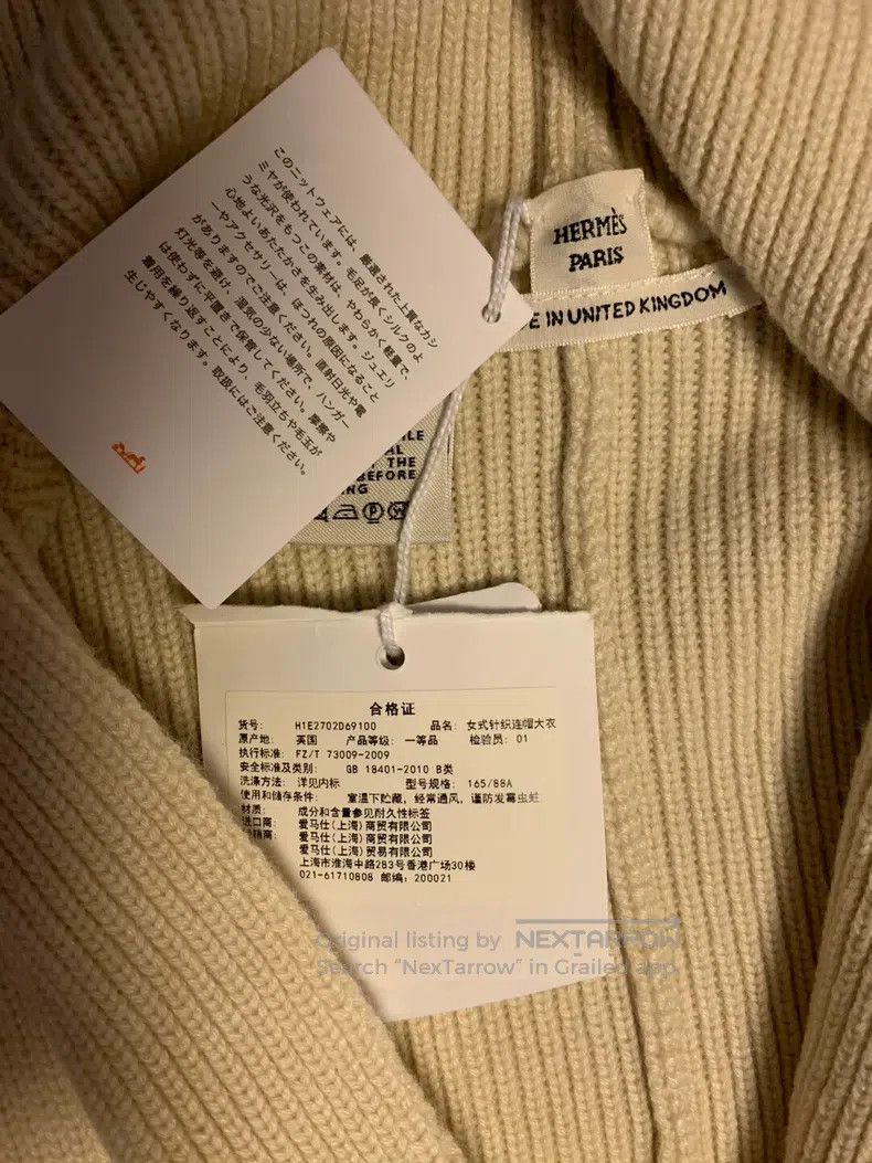 Hermes Hermes size TU Women's cashmere cloak coat Size M / US 6-8 / IT 42-44 - 6 Thumbnail