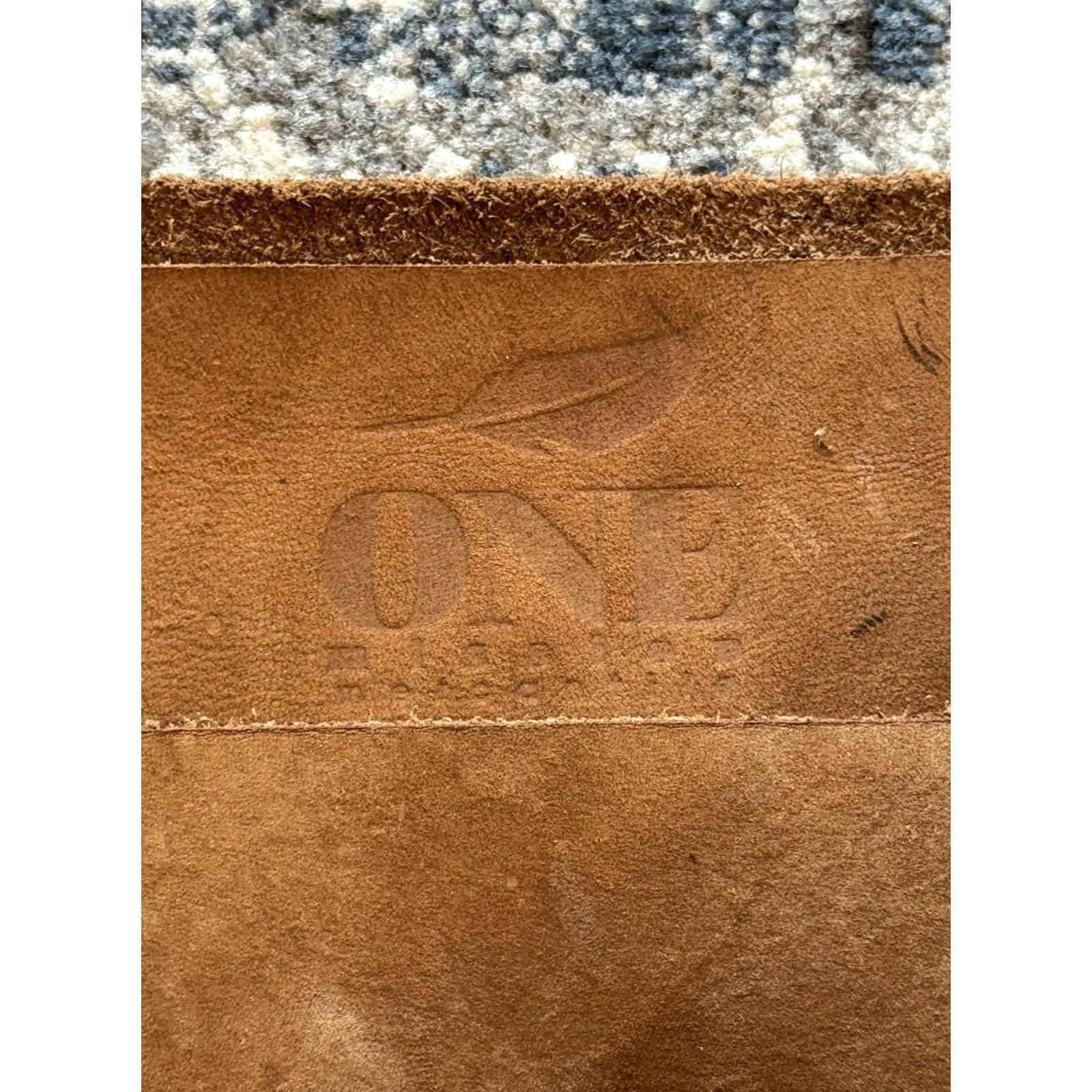 Vintage One Mission Mercantile Tote Bag Brown Nubuck Leather Yasmina Large Woman Womens Bag Square 16x14x5 Casual Designer Size ONE SIZE - 7 Thumbnail