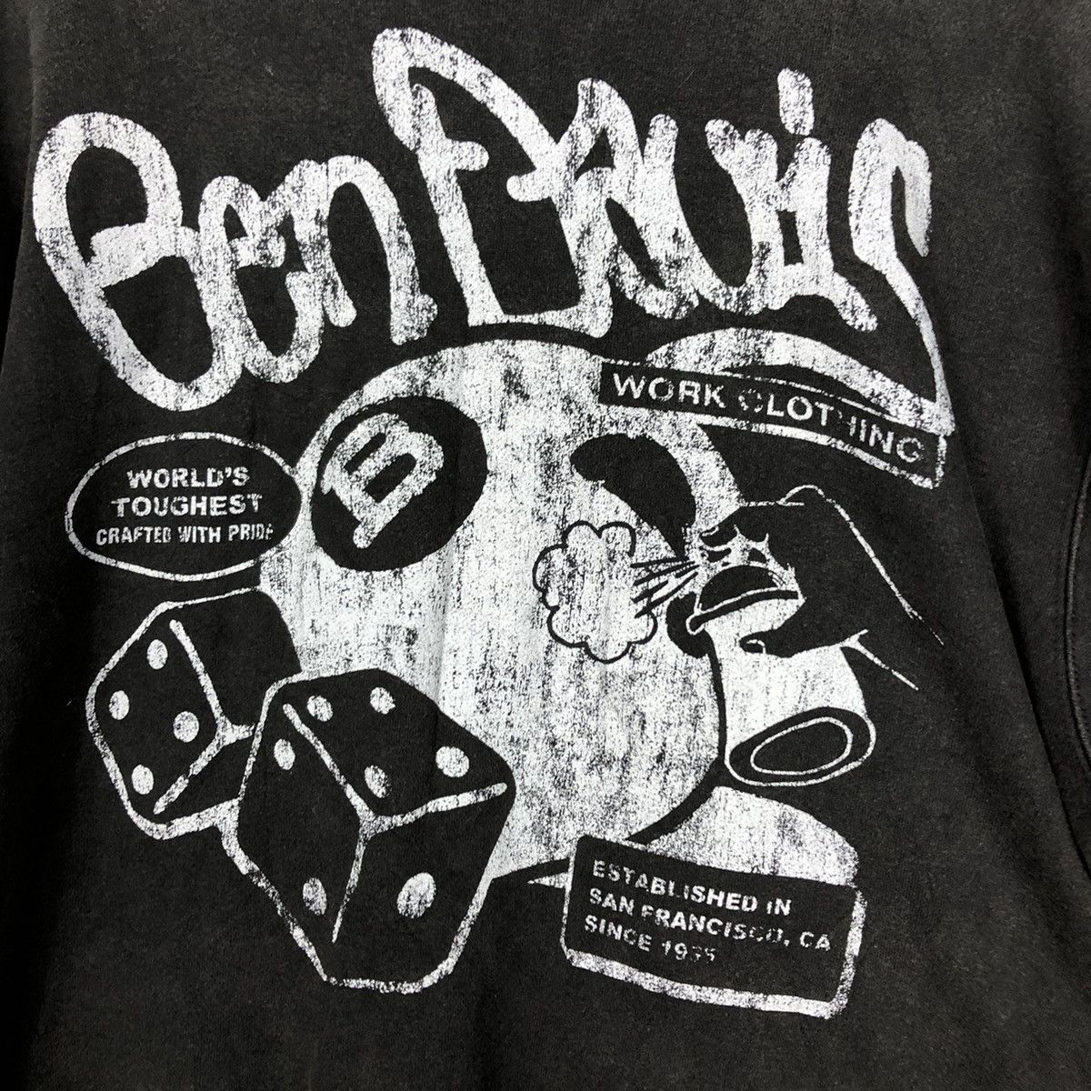 Japanese Brand 📌Vintage Sweatshirt Crewneck Ben Davis Big Logo Punk Style Size US M / EU 48-50 / 2 - 13 Thumbnail
