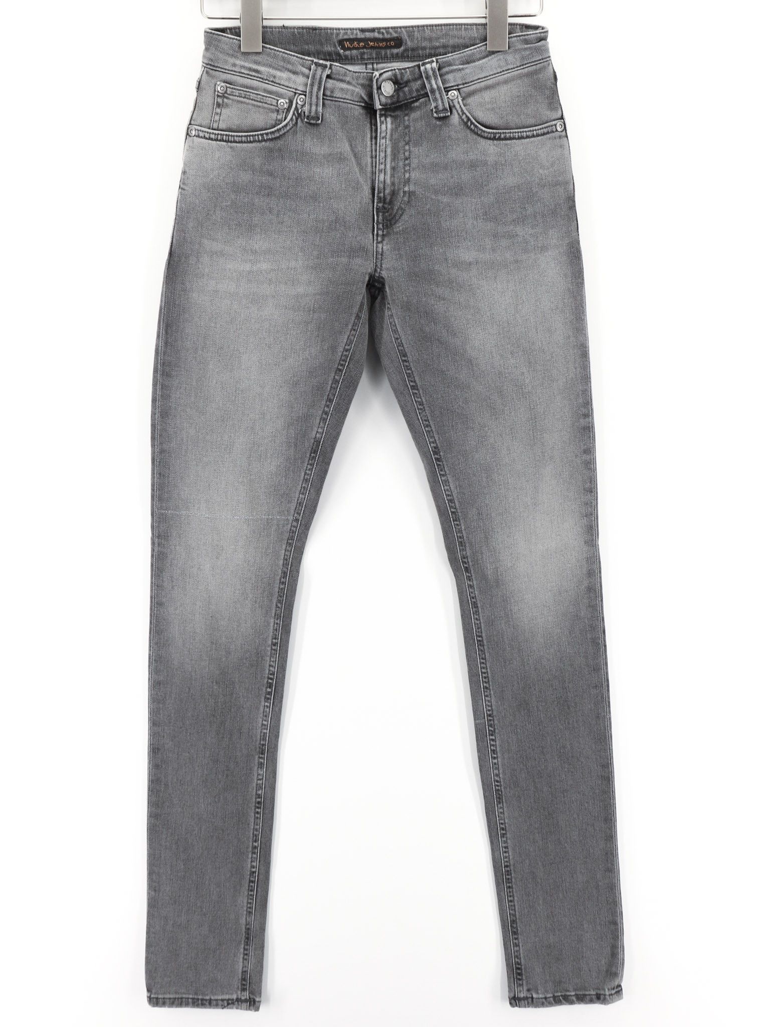 Nudie Jeans SKINNY LIN W28/L34 Grey Wolf Stretch Jeans 80461 Size US 28 / EU 44 - 1 Thumbnail