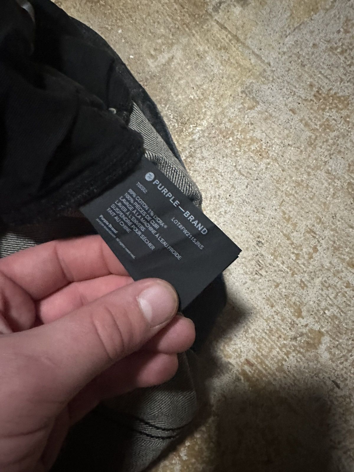 Purple Brand Purple Brand Denim Black Jeans With Knee Rips Size 36 Size US 36 / EU 52 - 10 Thumbnail