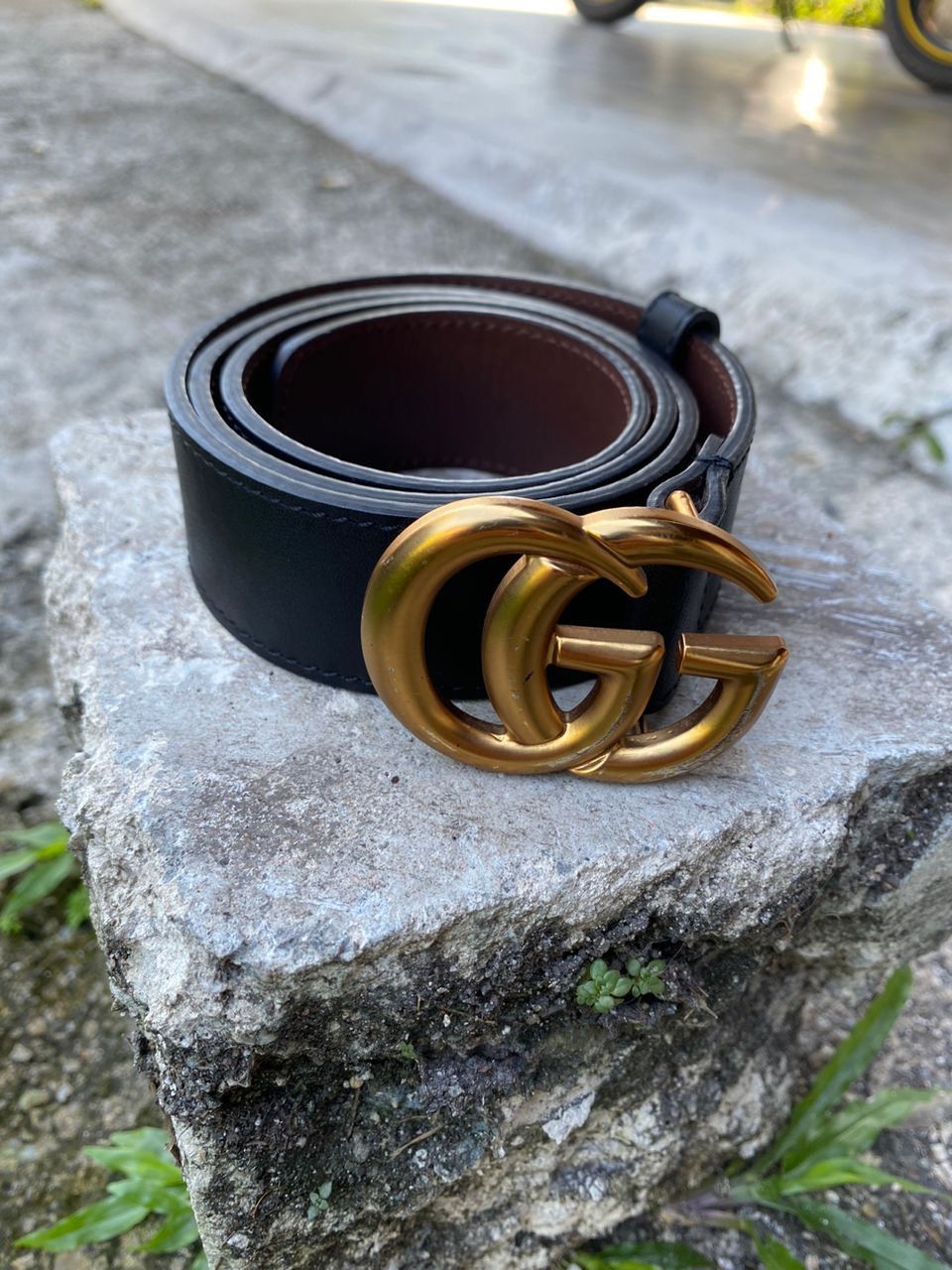 Gucci Gucci GG Marmont belt in black leather Size 32 - 2 Thumbnail