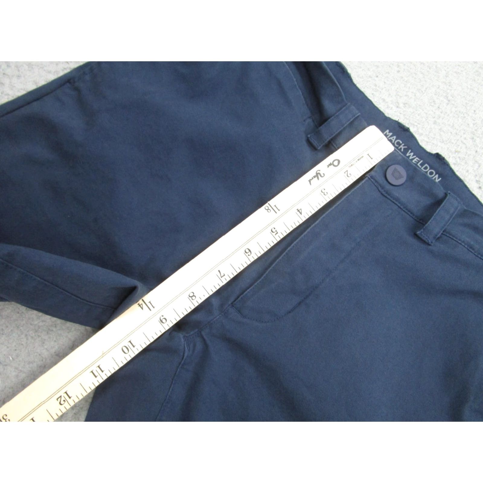 Vintage VINTAGE Mack Weldon Mens Pants 30x32 Casual Chino Slim Fit Blue Cotton Spandex Travel Size US 30 / EU 46 - 7 Thumbnail
