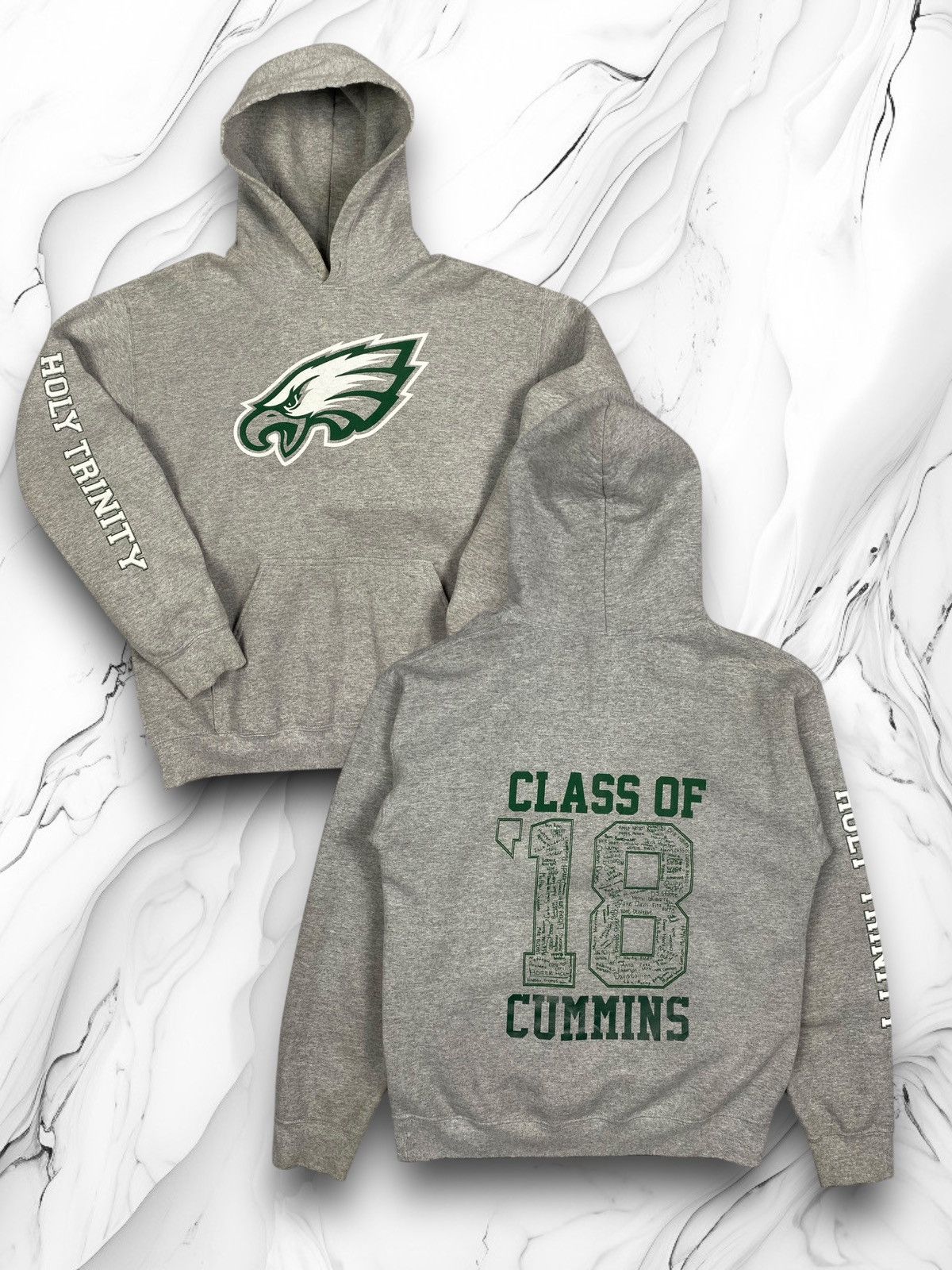NFL NFL Philadelphia Eagles Grey Hoodie Size M Size US M / EU 48-50 / 2 - 1 Thumbnail