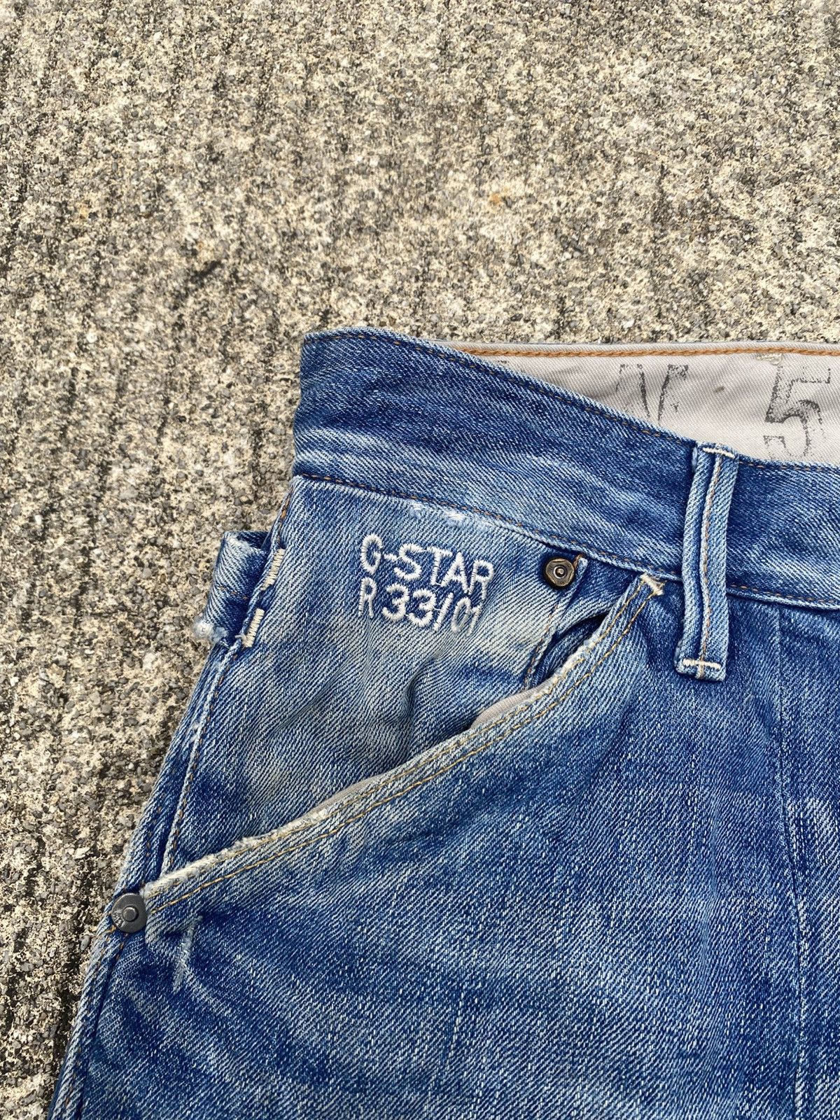 Band Tees × Vintage G-star Size US 31 - 6 Thumbnail