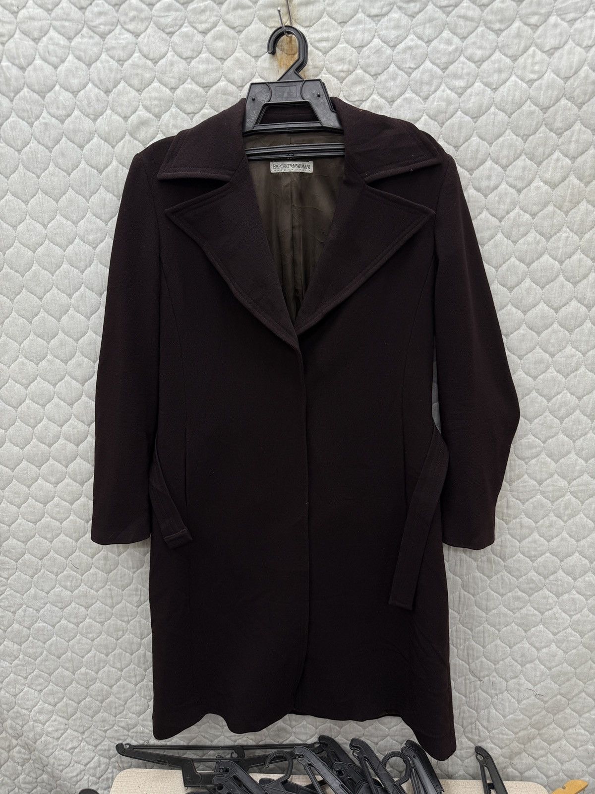 Emporio Armani 🔥🔥🔥ARCHIVE EMPORIO ARMANI LONG JACKET Size S / US 4 / IT 40 - 1 Thumbnail