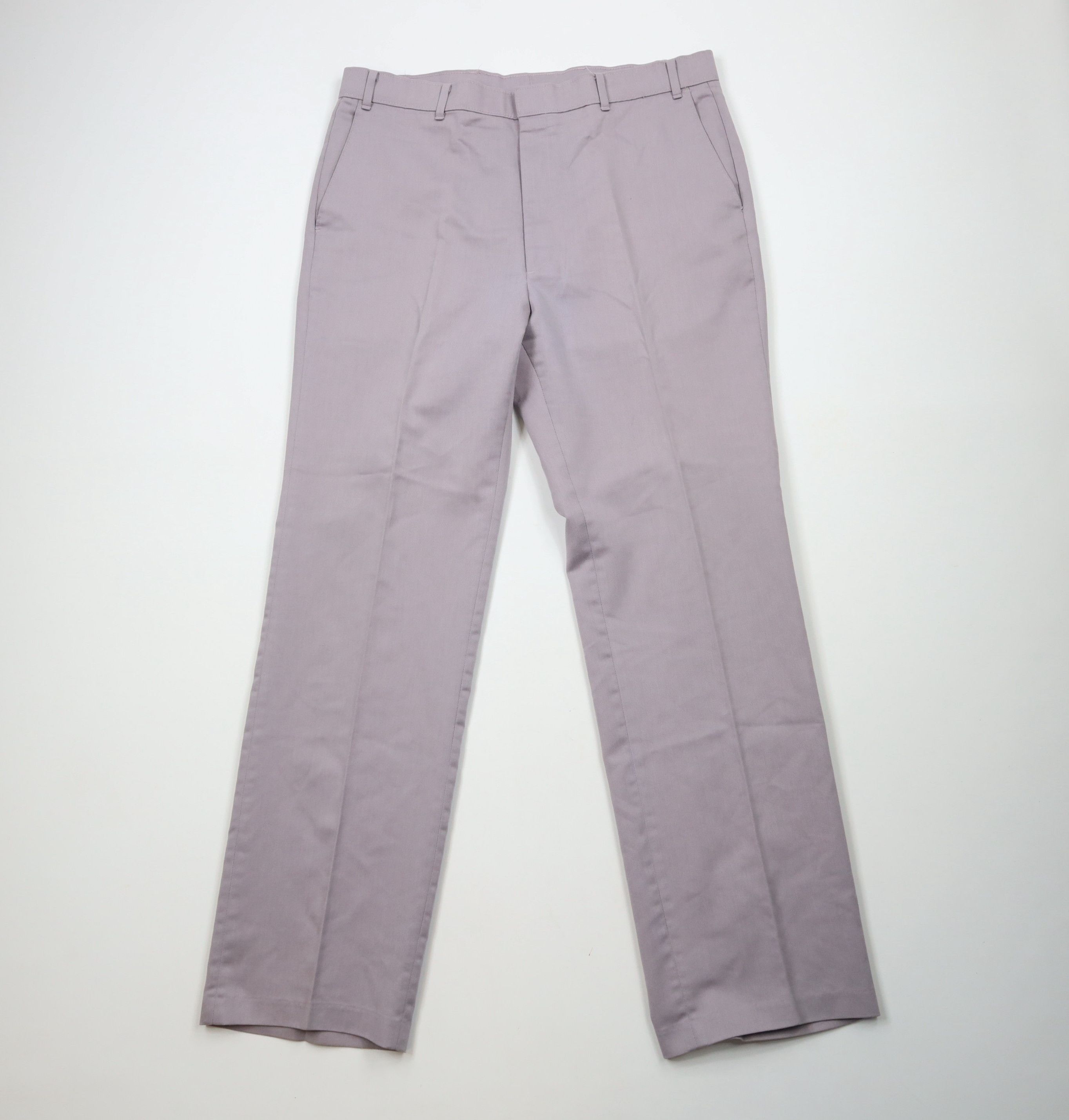 Vintage 70s 80s Levis Flared Wide Leg Chino Pants Purple USA