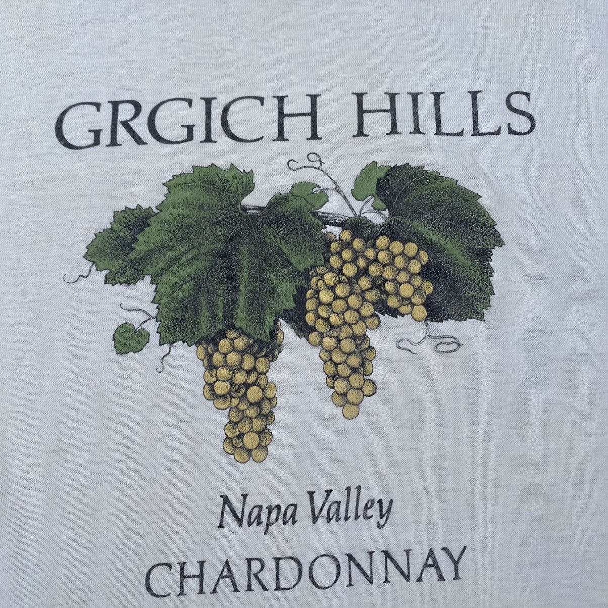 1990s Grgich Hills Napa Valley Chardonnay single stiched