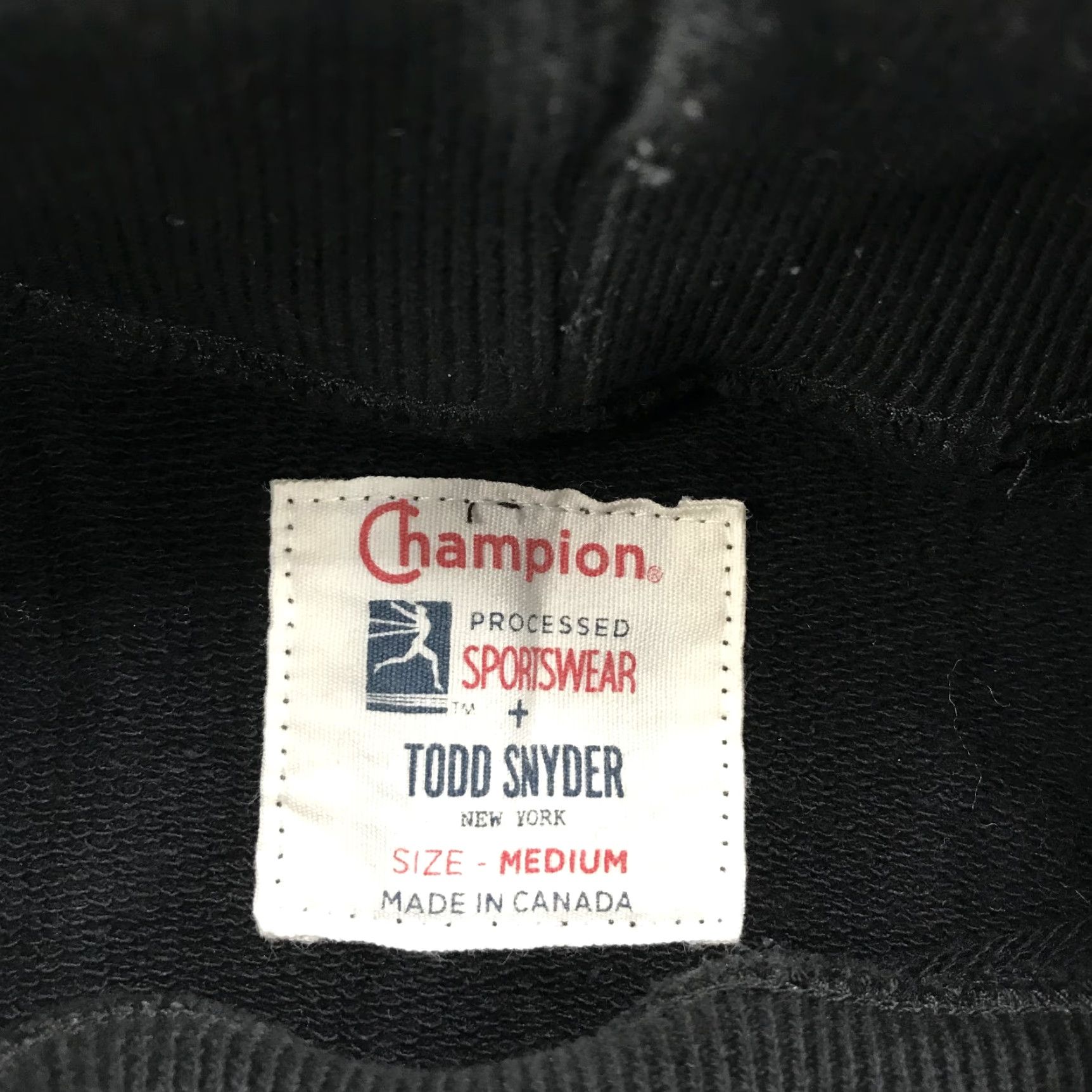 Todd Snyder Todd Snyder Sweatshirt Mens M Black Cotton Fleece Heavyweight Logo Embroidered Pullover Turtleneck Classic 100% Heavyweight Cotton Size US M / EU 48-50 / 2 - 6 Thumbnail