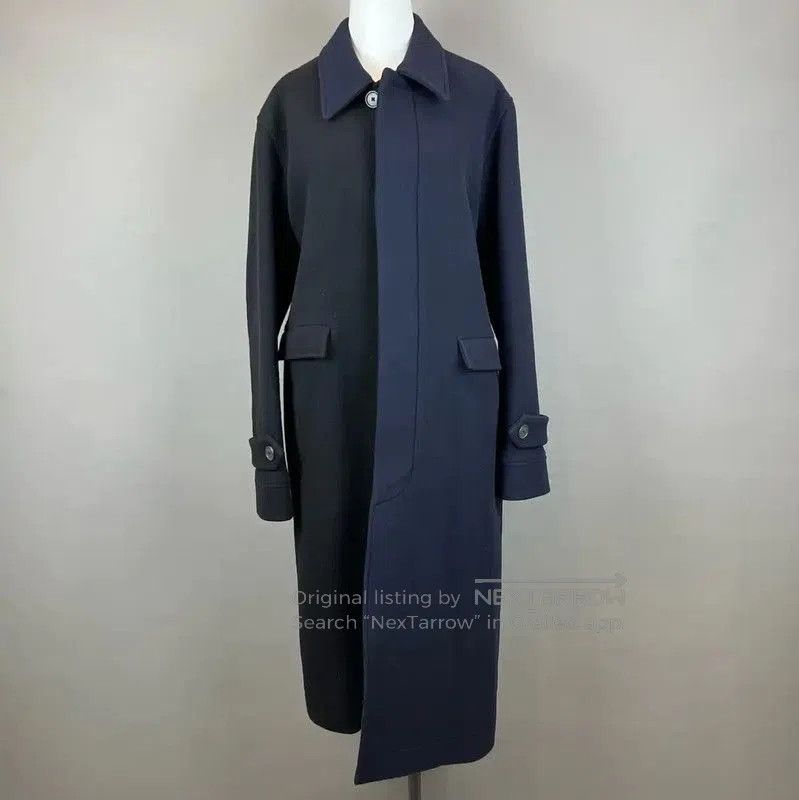 Loewe Loewe Women's Navy Wool Coat . Size L / US 10 / IT 46 - 1 Thumbnail
