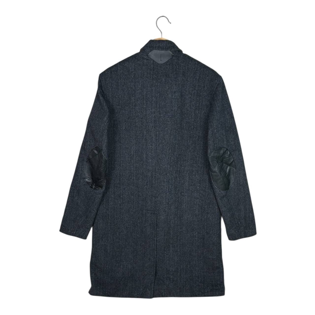 Coach COACH Wool Herringbone Overcoat Leather Elbow Patches Small Size US S / EU 44-46 / 1 - 2 Thumbnail