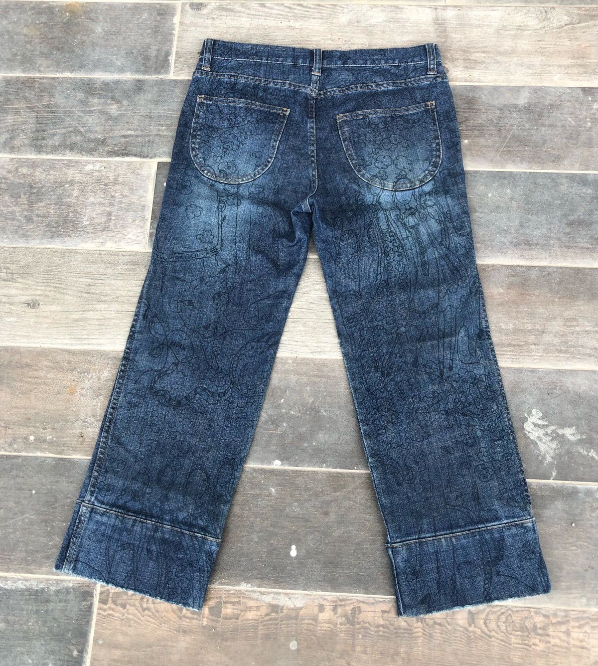 Issey Miyake × Japanese Brand × Tsumori Chisato 🔥Mega Rare🔥Tsumori Chisato Minimalist Runaway Jeans Size 29" - 2 Thumbnail