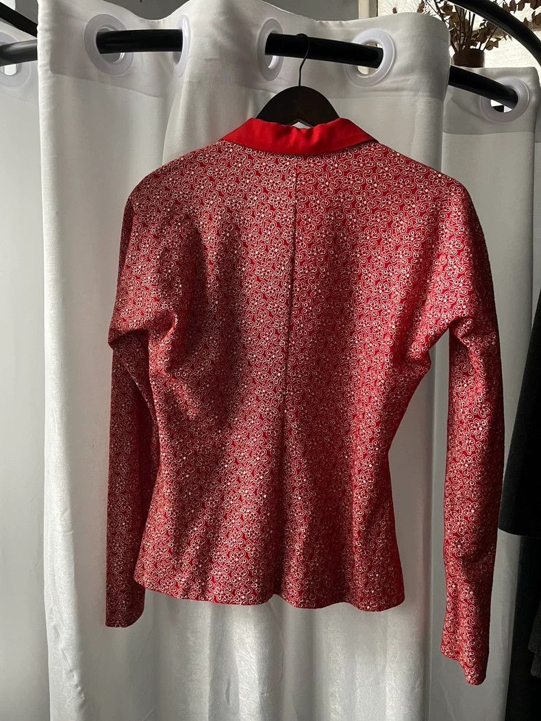Comme des Garcons Comme des Garcons Medieval Women's Red Graphic Jacket Size ONE SIZE - 2 Thumbnail