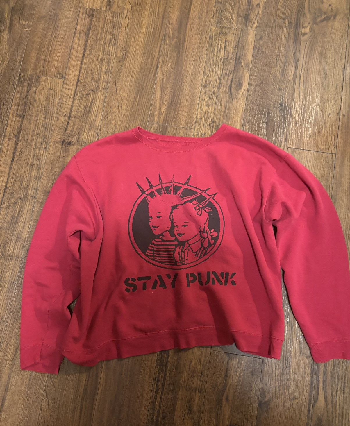 Other Red Stay punk sweater Size US M / EU 48-50 / 2 - 1 Thumbnail