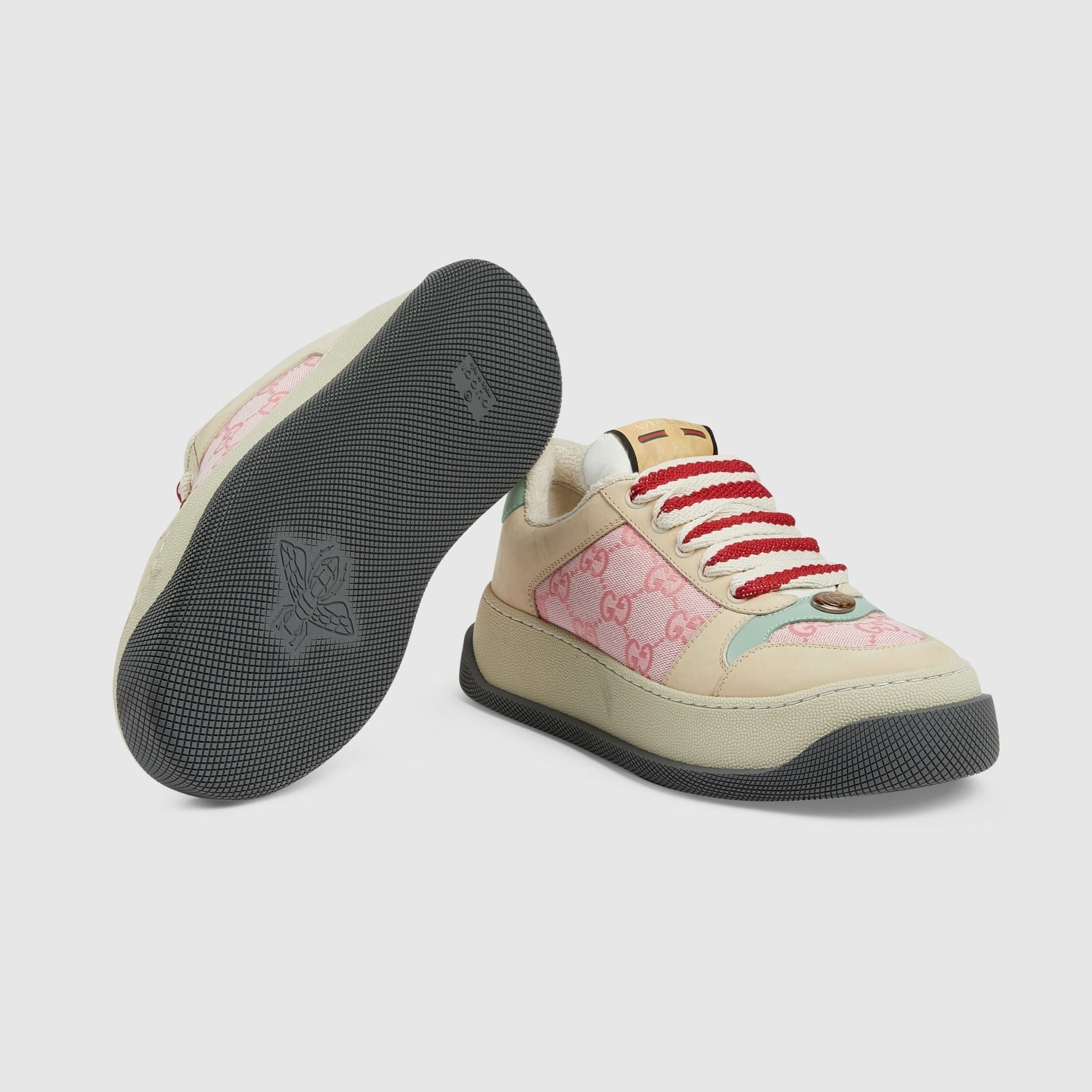 Gucci oc11z526 Women's Screener Low-Top Sneakers in Multicolor Size US 6.5 / IT 36.5 - 6 Thumbnail