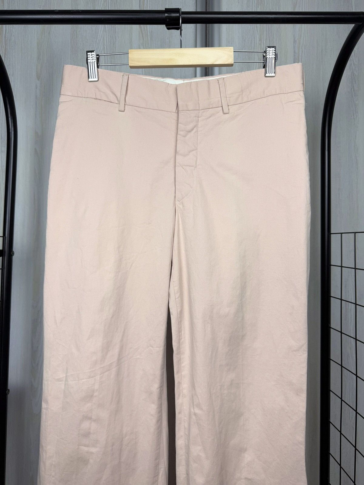 Gucci Gucci vintage pink wide bootcut classic chino pants Size US 34 / EU 50 - 3 Thumbnail