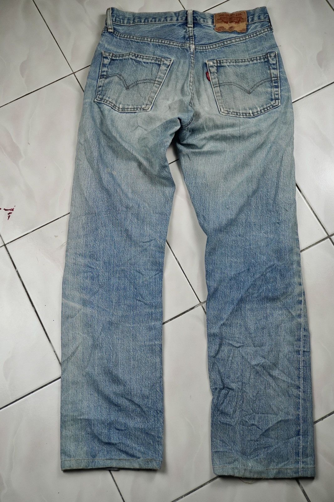 Levi's Vintage 90s LEVIS Big E 502xx redline selvedge grunge style Size US 30 / EU 46 - 4 Thumbnail