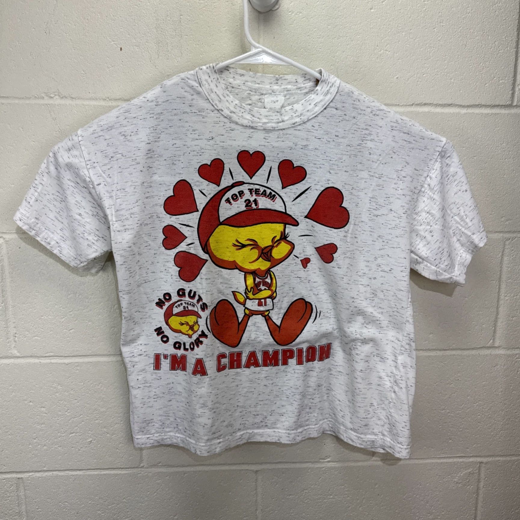 Champion VINTAGE Tweety Bird Looney Tunes T-Shirt Unisex Adults Medium Gray 90s Cartoon Logo 90s Size US M / EU 48-50 / 2 - 2 Thumbnail
