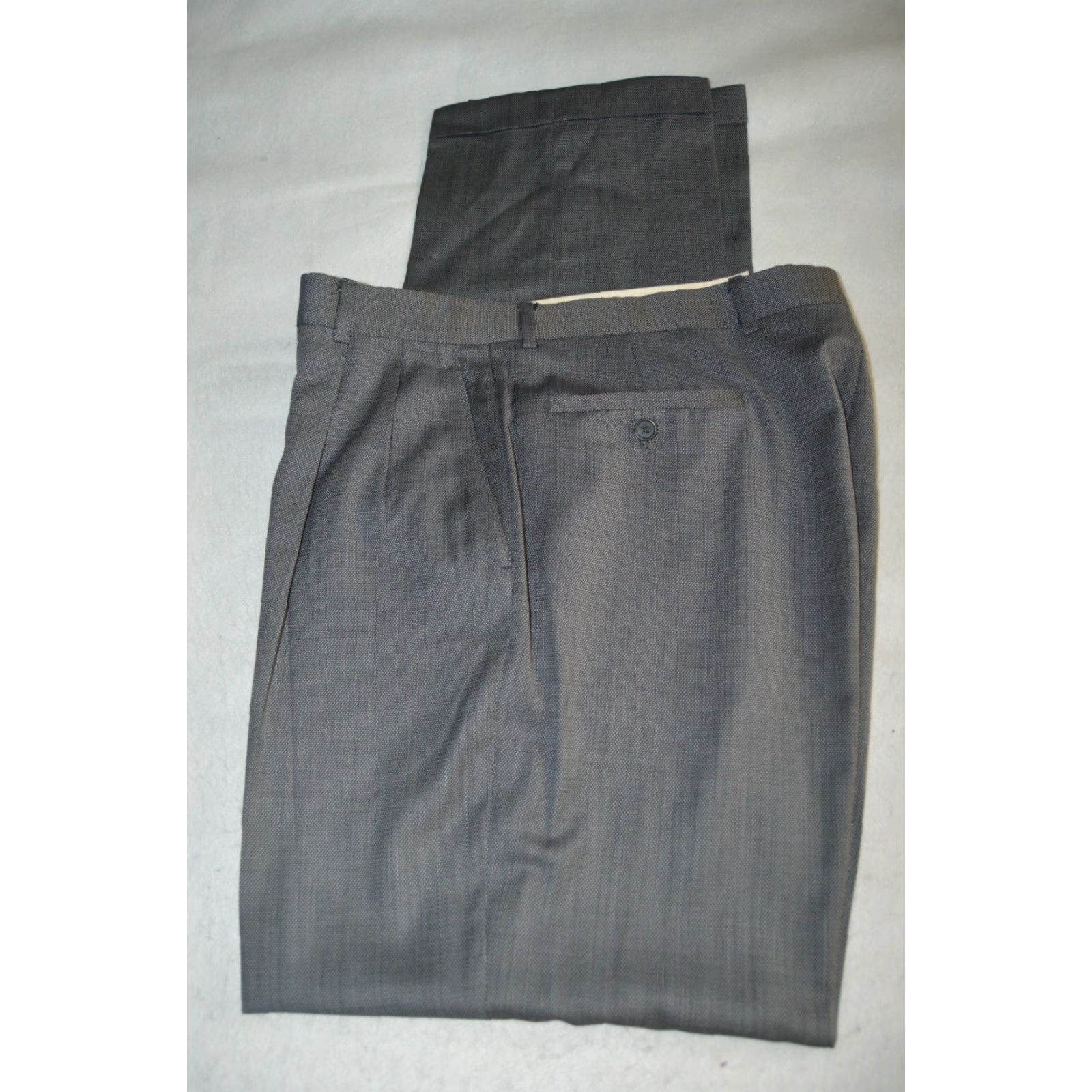 Vintage VINTAGE Natazzi Mens Dress Pants Wool Cashmere Blend Gray 36 Size US 36 / EU 52 - 4 Thumbnail