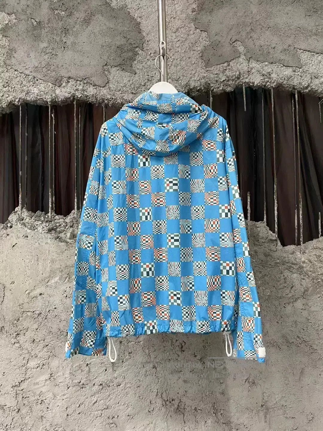 Louis Vuitton Louis Vuitton Blue Damier Logo Jacket. Size US S / EU 44-46 / 1 - 2 Thumbnail