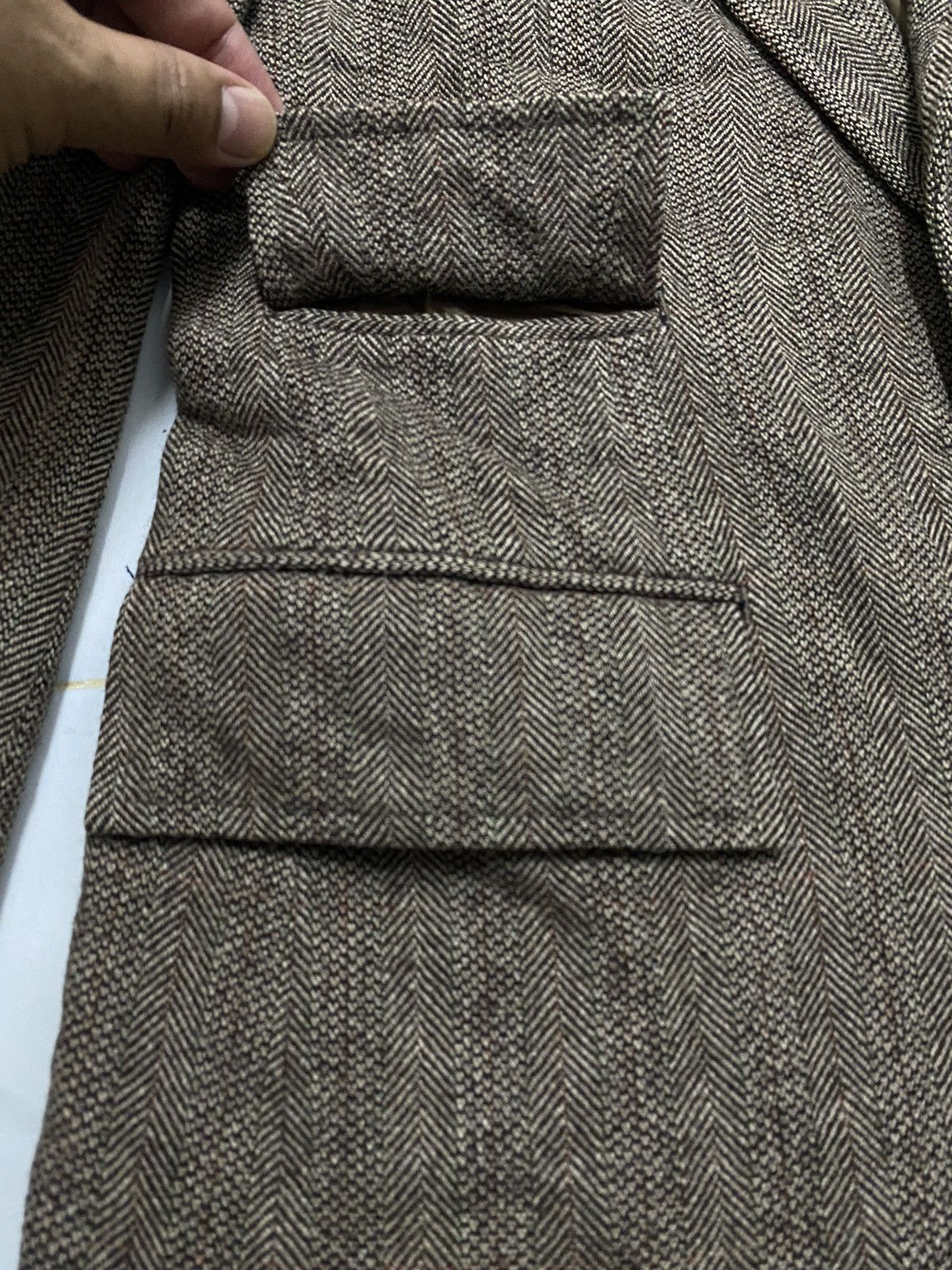 Polo Ralph Lauren Vintage Polo Ralph Lauren Tweed Wool Coat Blazer Jacket Size US S / EU 44-46 / 1 - 7 Thumbnail