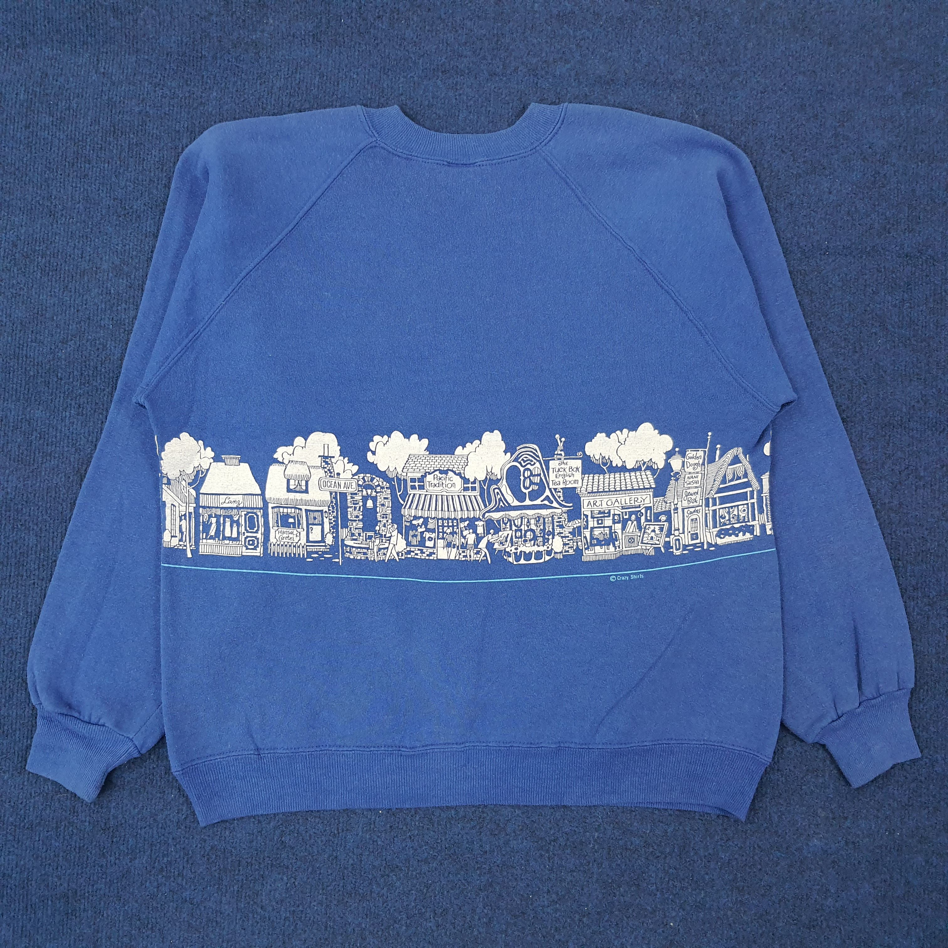Arts & Science Vintage Carmel by The Sea Art California Sweatshirt C243N26 Size US M / EU 48-50 / 2 - 4 Thumbnail