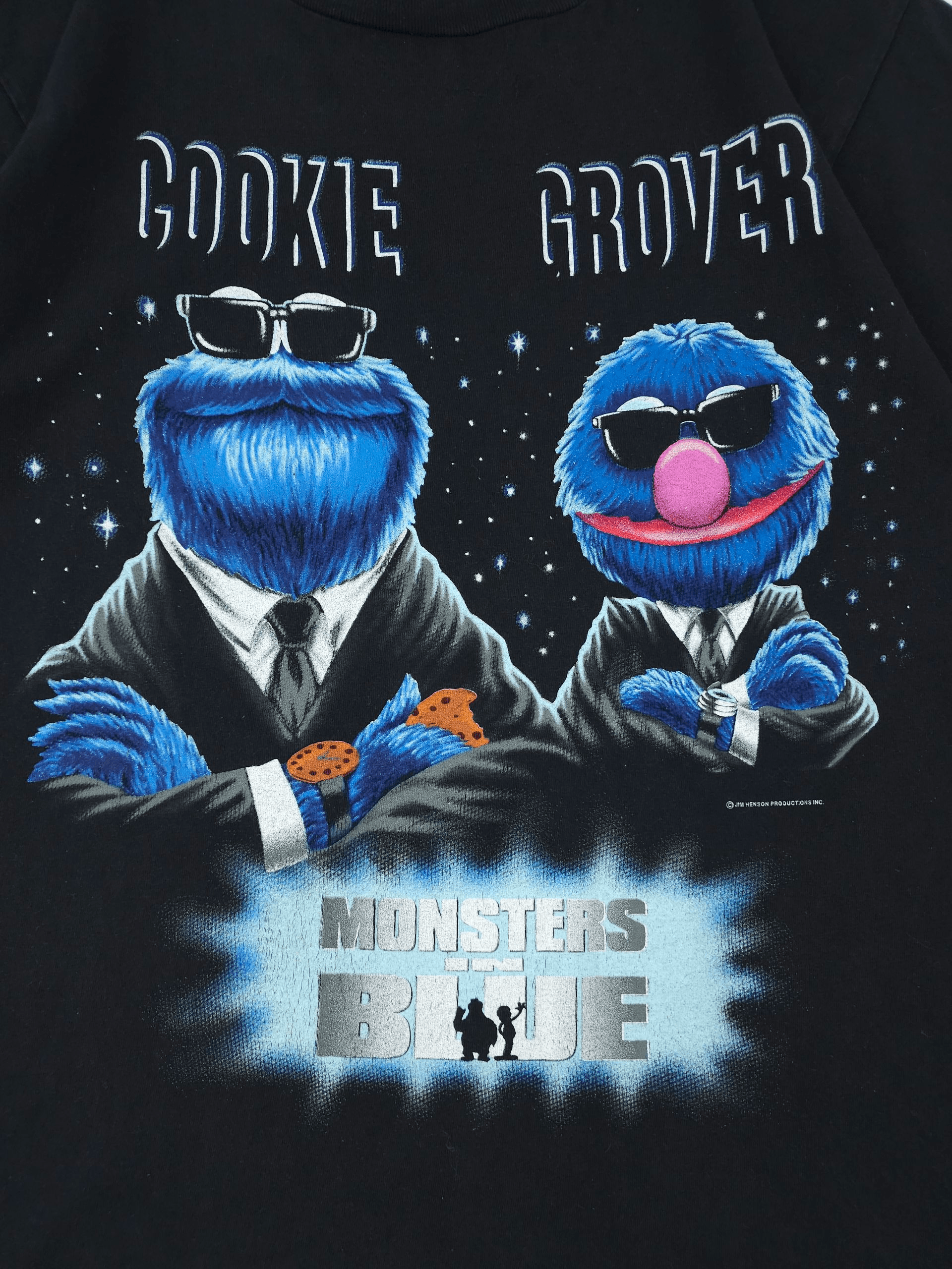 Vintage 💎 90's Vintage Sesame Street Cookie Monster T-shirt Tee Size US L / EU 52-54 / 3 - 3 Thumbnail
