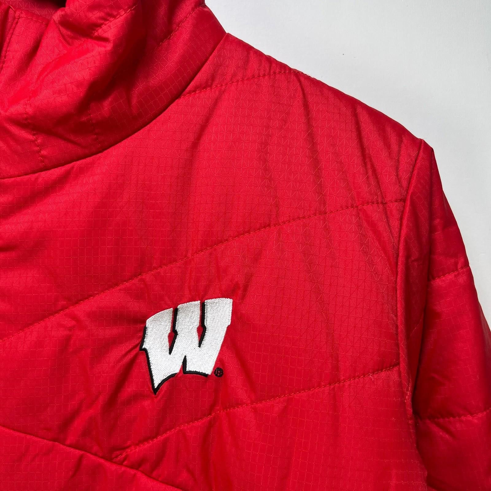 Columbia Vintage Wisconsin Badgers Columbia Jacket Womens Large Size ONE SIZE - 3 Thumbnail
