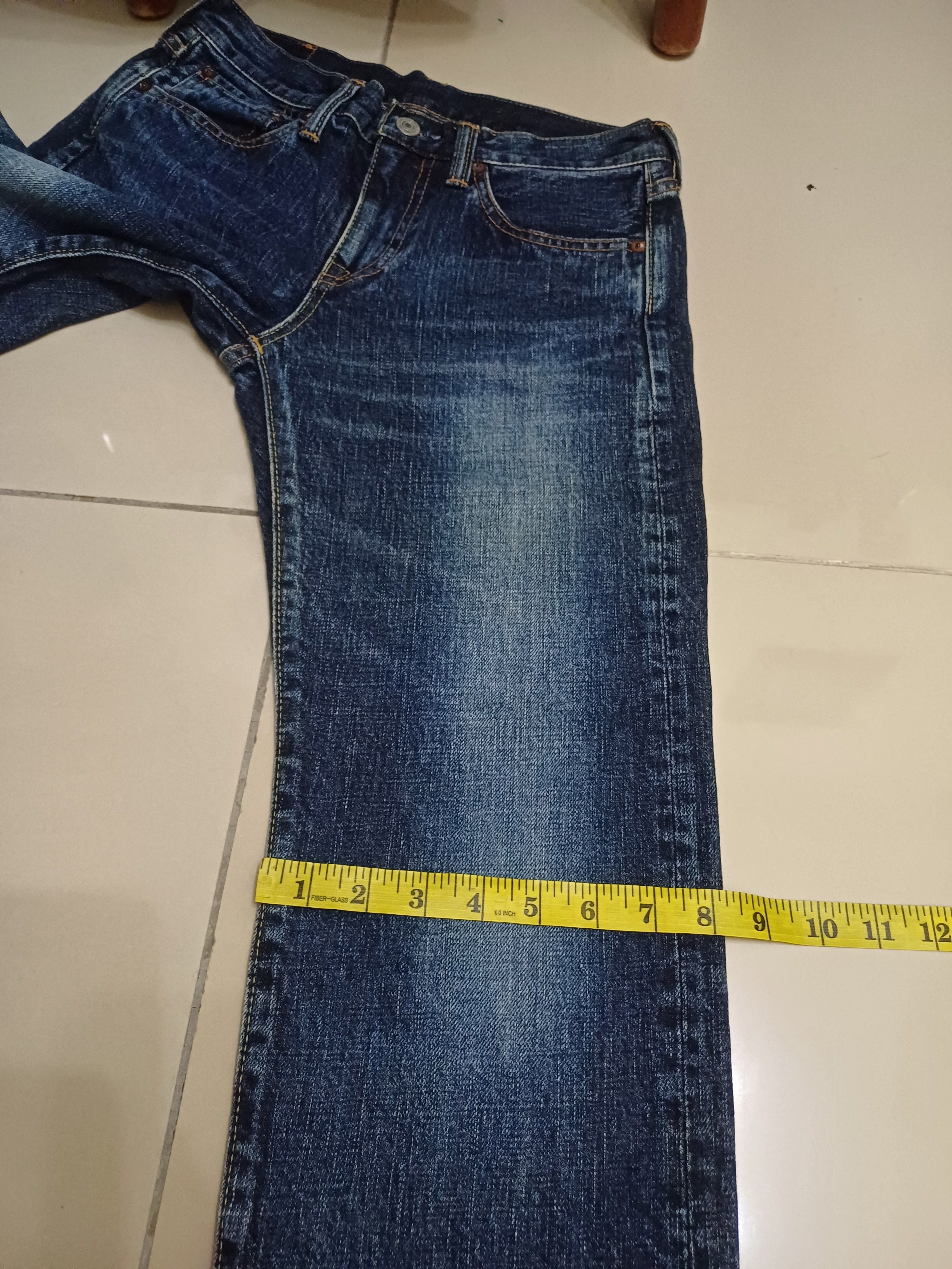 Japanese Brand Nice Jeans Deep Blue by Eternal Clothing Size 28" / US 6 / IT 42 - 13 Thumbnail
