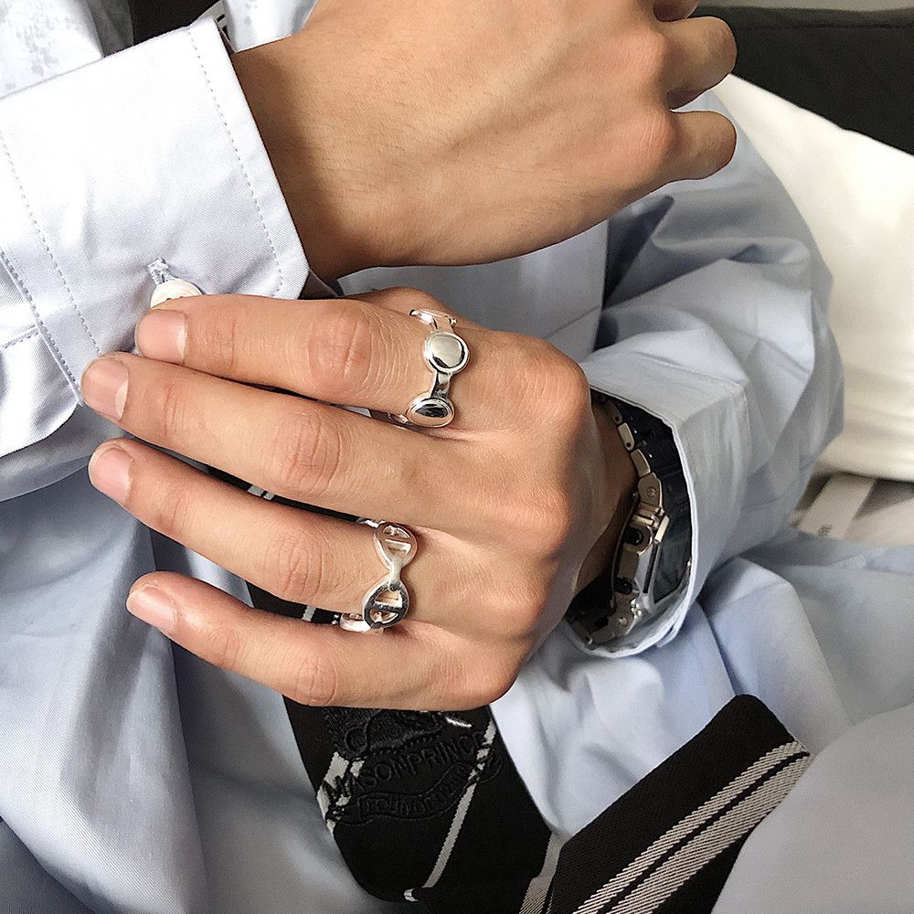 Jewelry New Design Jewelry Rings Open Size Chrome Ring (Size 7-13) Size ONE SIZE - 1 Thumbnail
