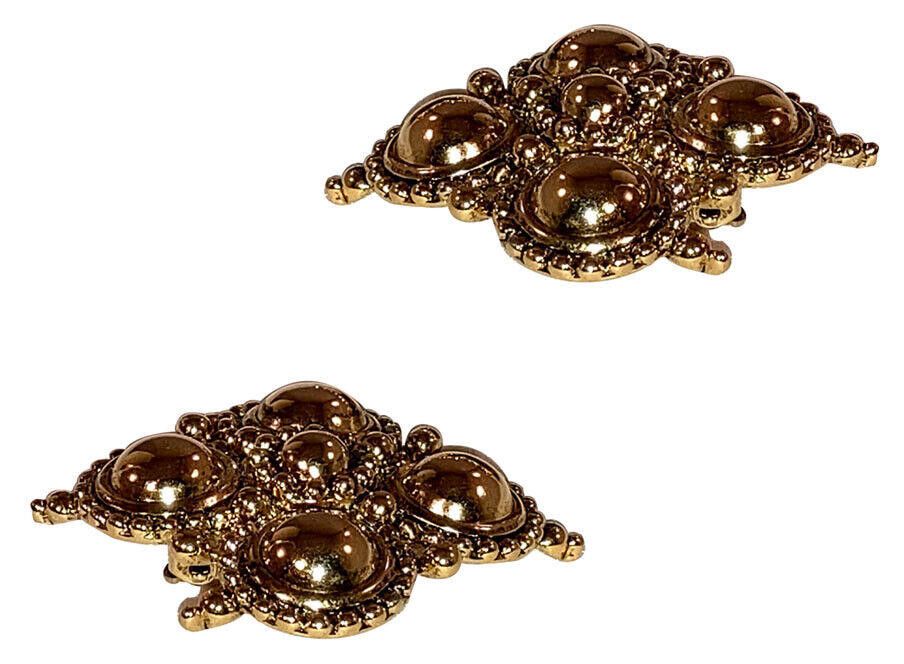 Designer Barrera for Avon 18 kt gold plated Tribal Earrings Size ONE SIZE - 2 Thumbnail