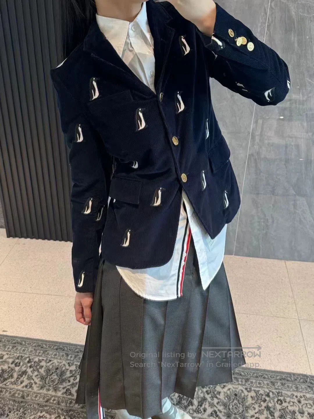 Thom Browne Thom Browne Penguin Embroidery Corduroy Blazer. Size US M / EU 48-50 / 2 - 9 Thumbnail