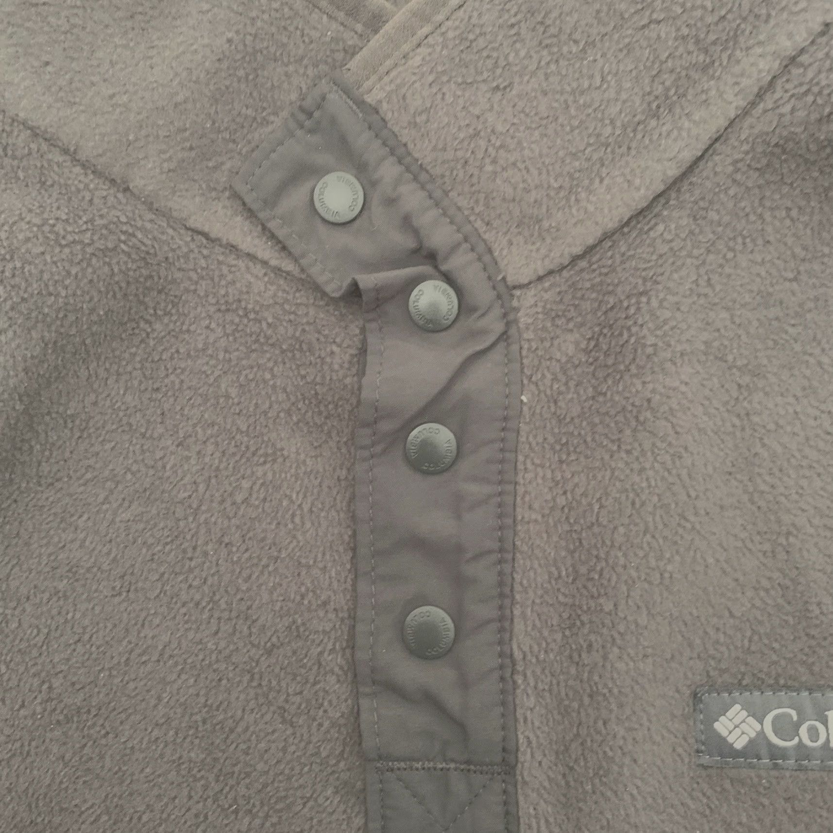 Vintage Columbia Steens Mountain Sweater Mens Medium Gray Fleece Half Snap Pullover Size US M / EU 48-50 / 2 - 6 Thumbnail