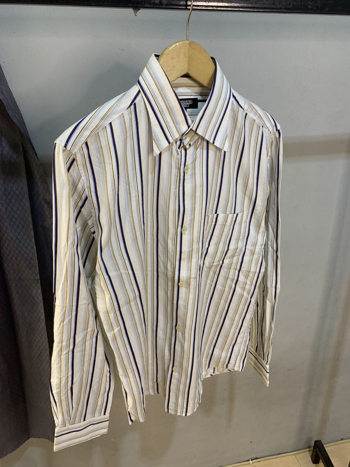Tornado Mart Tornado Mart Stripe Shirt Size US M / EU 48-50 / 2 - 1 Thumbnail