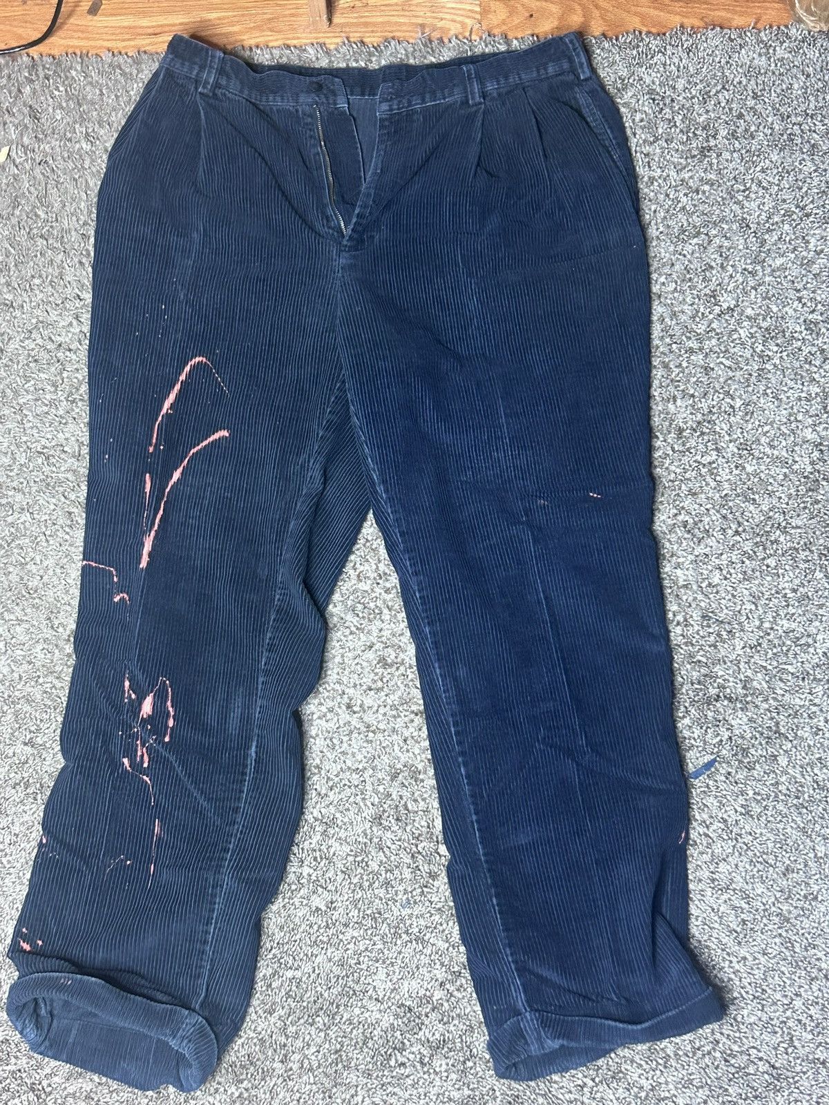 Other Blue corduroy with bleach stain Size US 34 / EU 50 - 1 Thumbnail