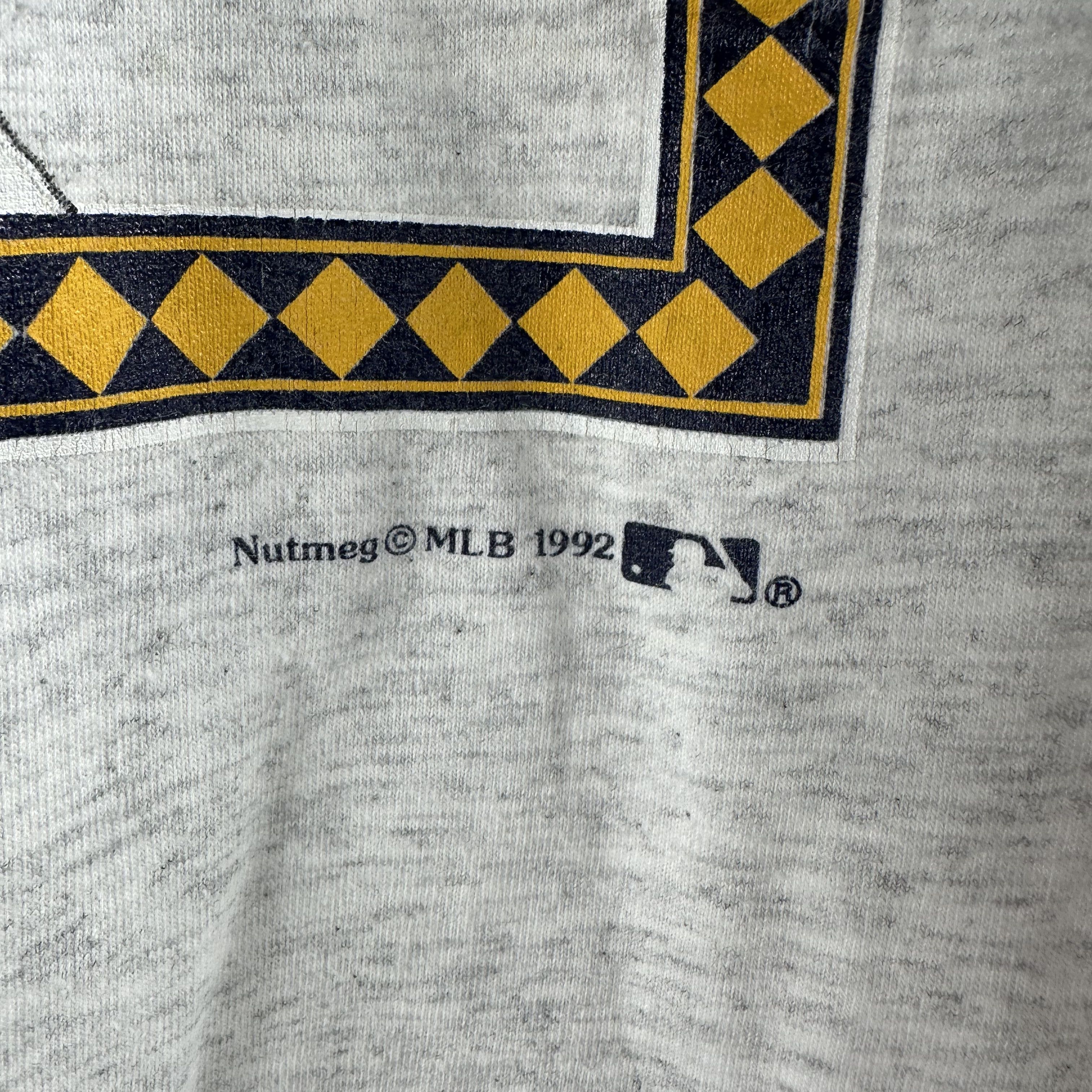 Vintage 1992 Ken Griffey Jr Seattle Mariners MLB Nutmeg T-Shirt Size US L / EU 52-54 / 3 - 7 Thumbnail