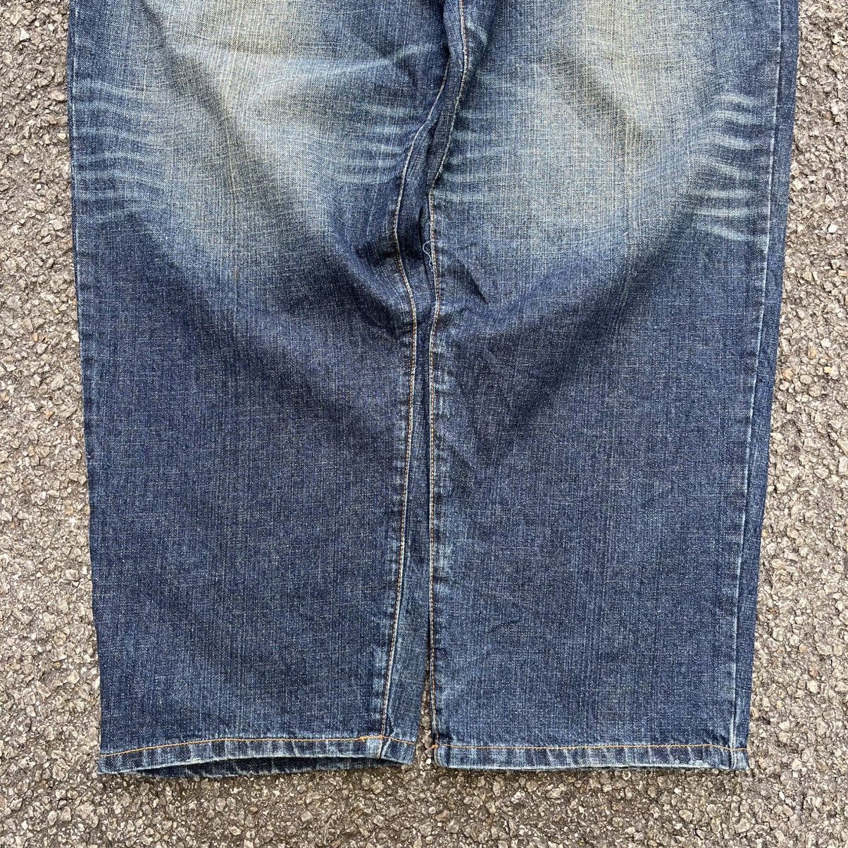 Southpole RARE Vintage Y2K Makaveli Tupac Baggy Denim Printed Jeans Size US 40 / EU 56 - 3 Thumbnail
