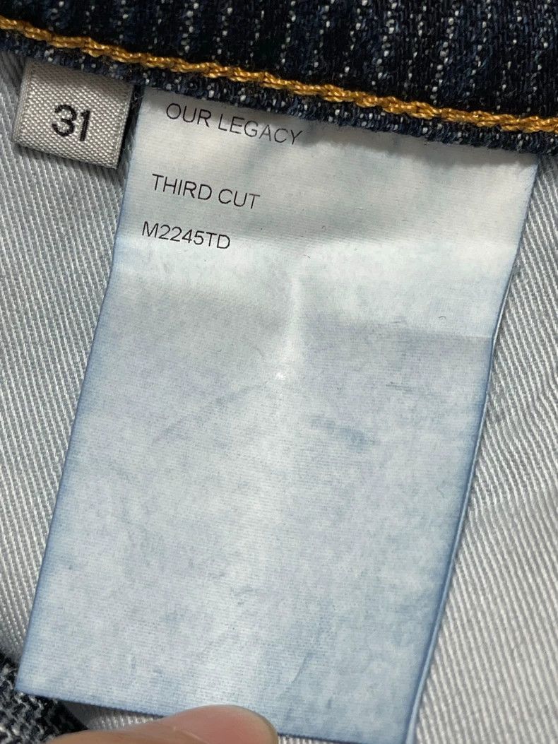 Our Legacy Our Legacy Dark blue jeans Size US 31 - 6 Thumbnail