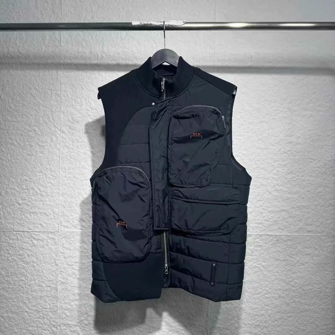 A-COLD-WALL* A-COLD-WALL* SS23 Logo Print Asymmetric Black Vest Size US XL / EU 56 / 4 - 1 Thumbnail