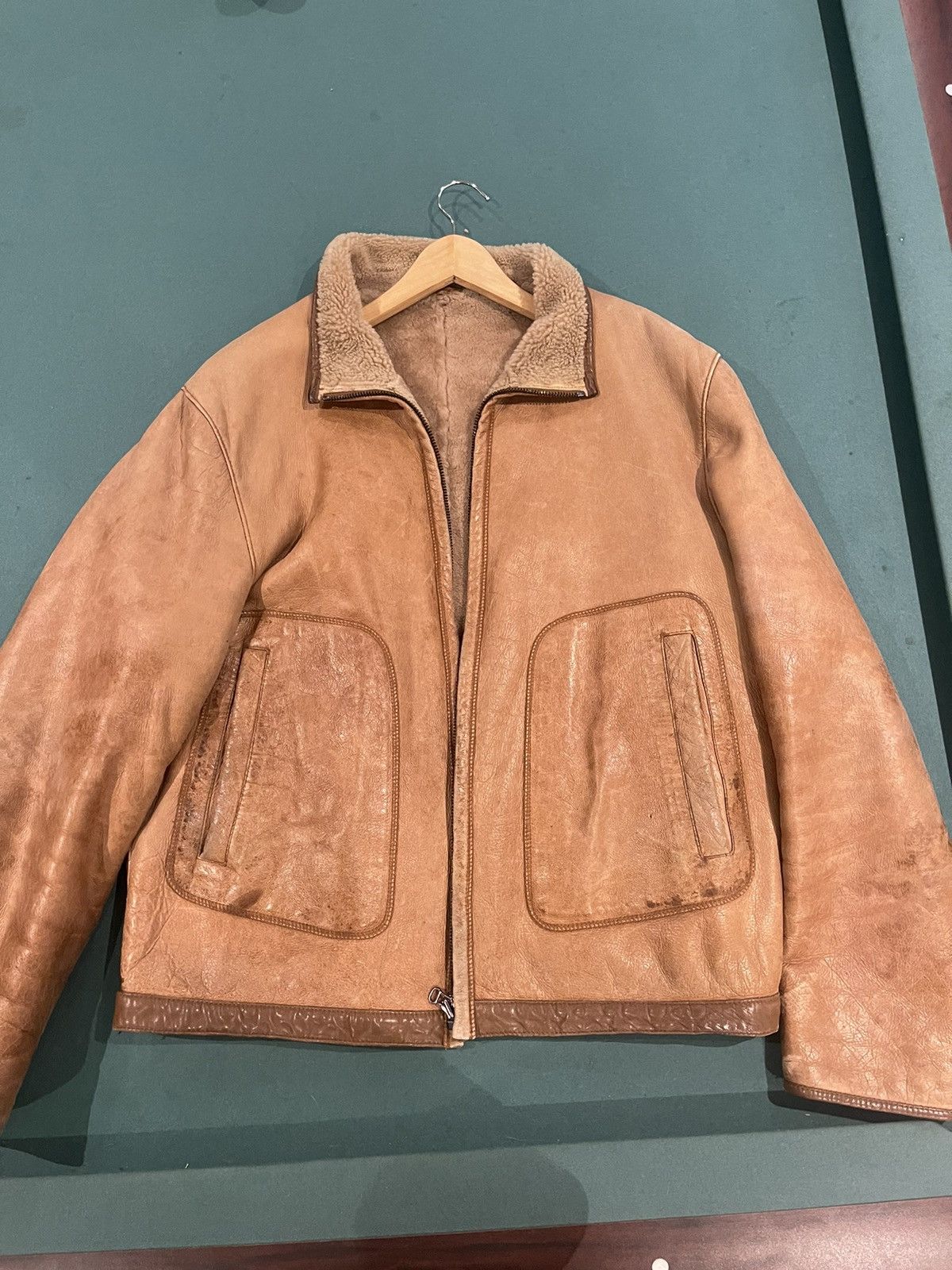 Hugo Boss Hugo Boss Lammleder Lamb Leather Jacket Size US XL / EU 56 / 4 - 1 Thumbnail